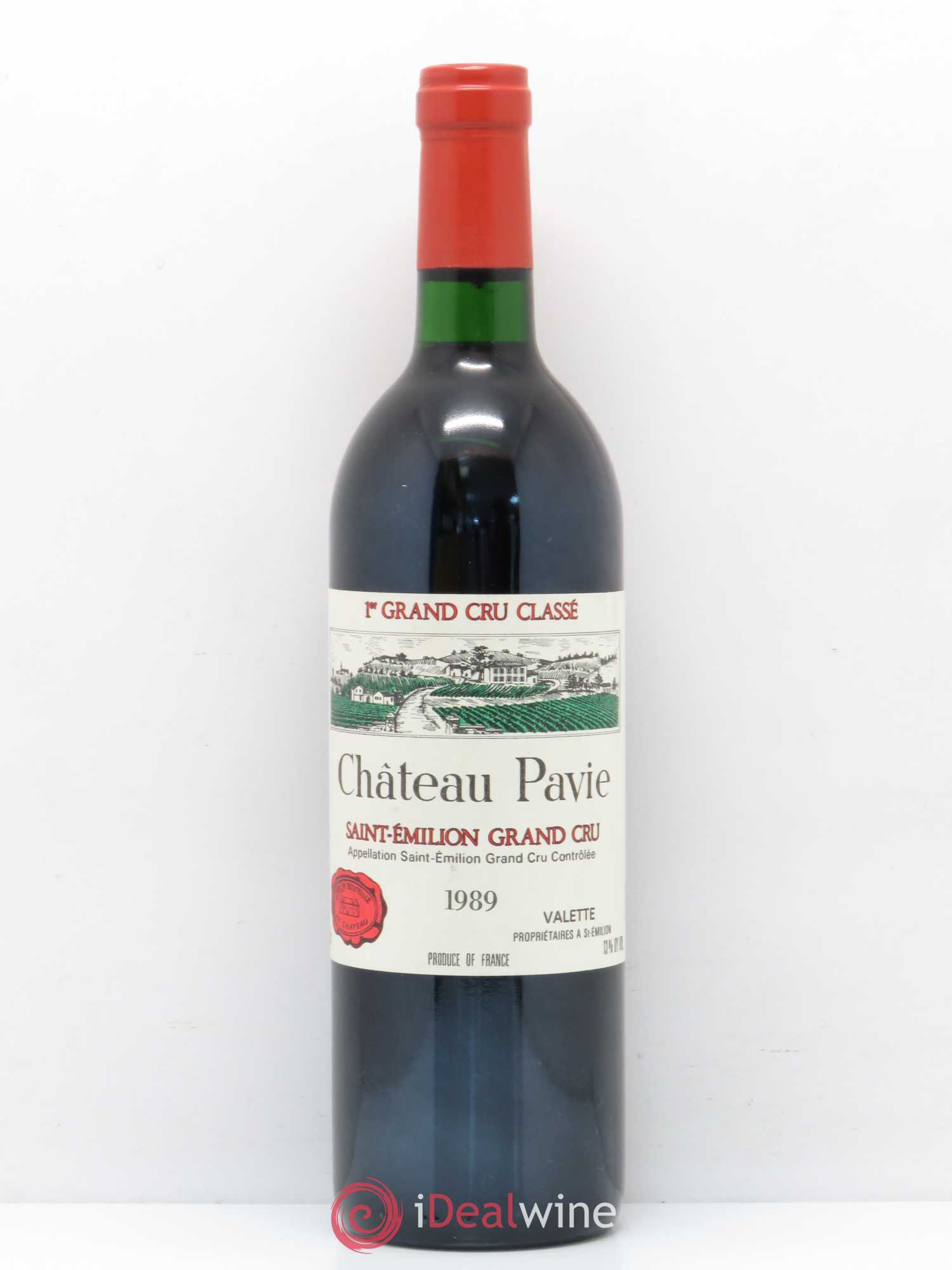 Château Pavie 1er Grand Cru Classé A 1989 - Lot de 1 bouteille - 0