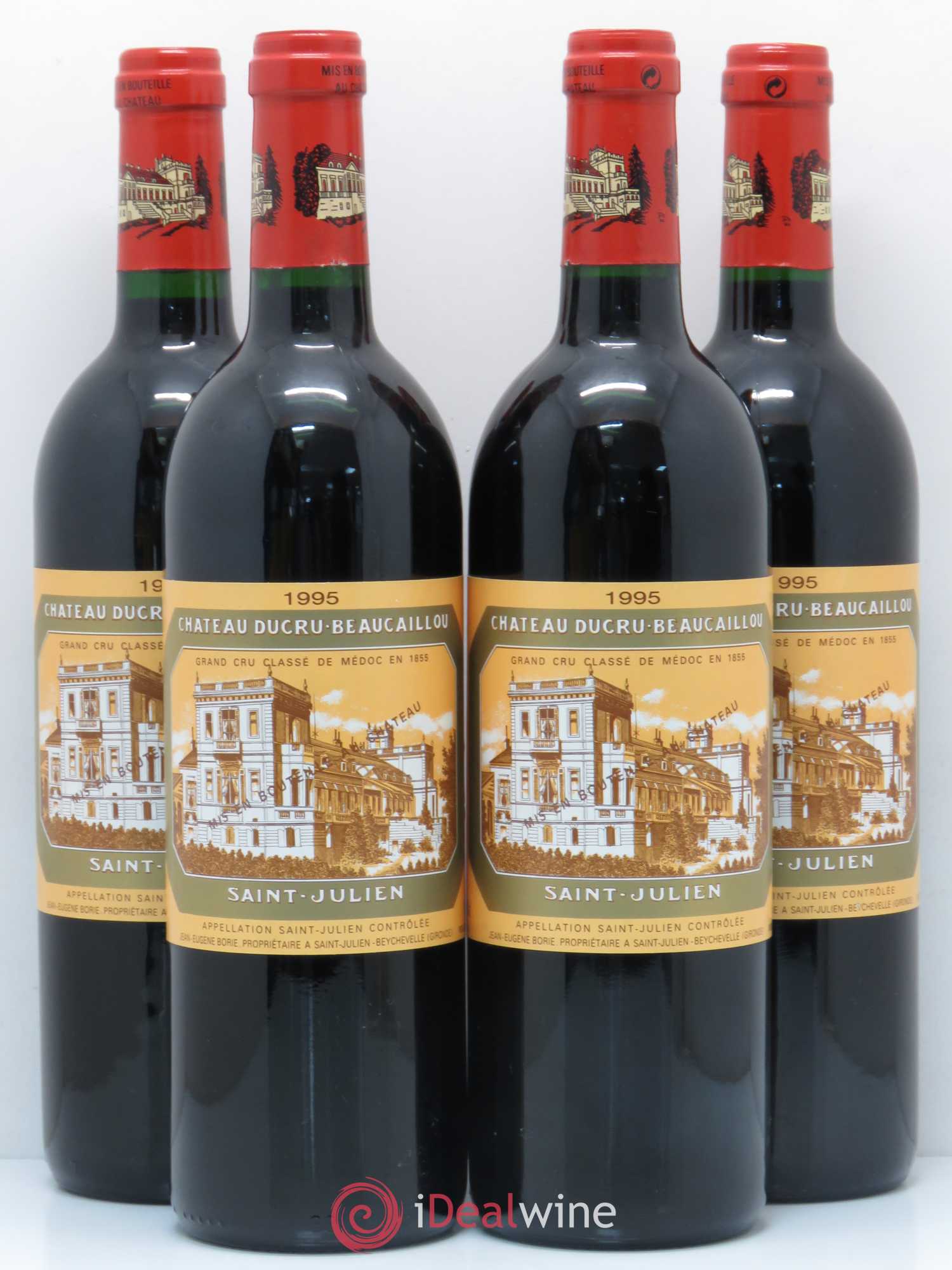 Château Ducru Beaucaillou 2ème Grand Cru Classé 1995 - Lot de 4 bouteilles - 0
