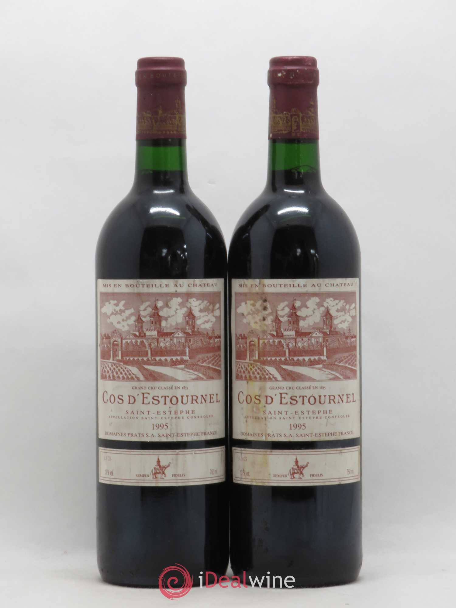 Cos d'Estournel 2ème Grand Cru Classé 1995 - Lot de 2 bouteilles - 0
