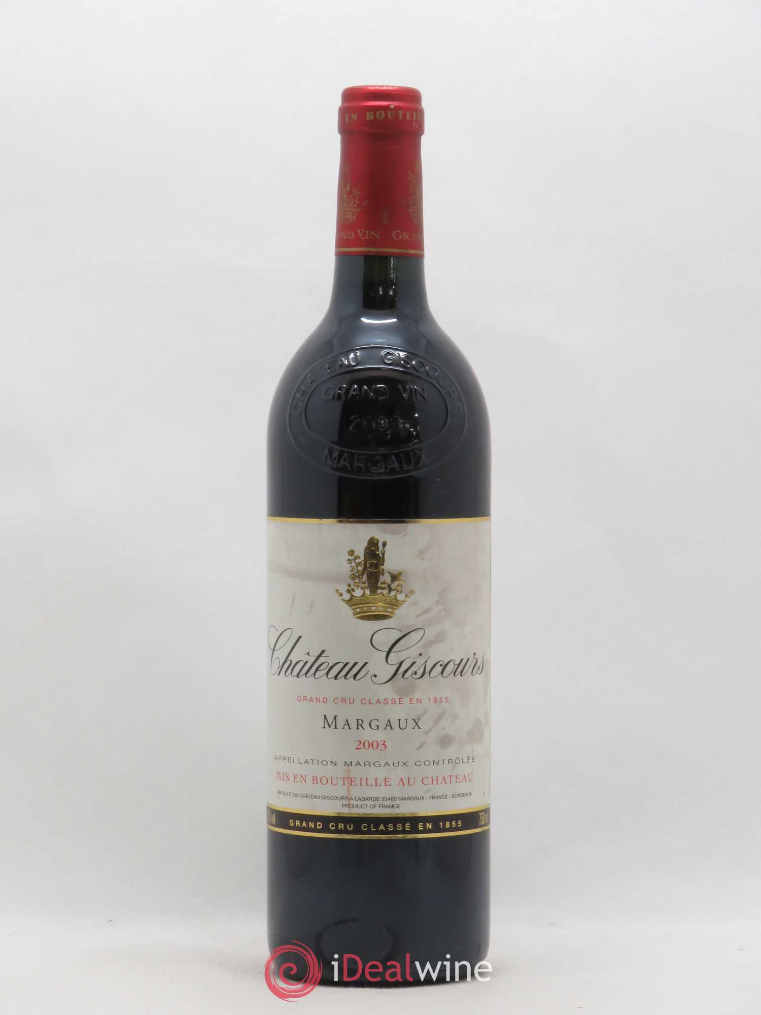 Château Giscours 3ème Grand Cru Classé 2003 - Lot de 1 bouteille - 0