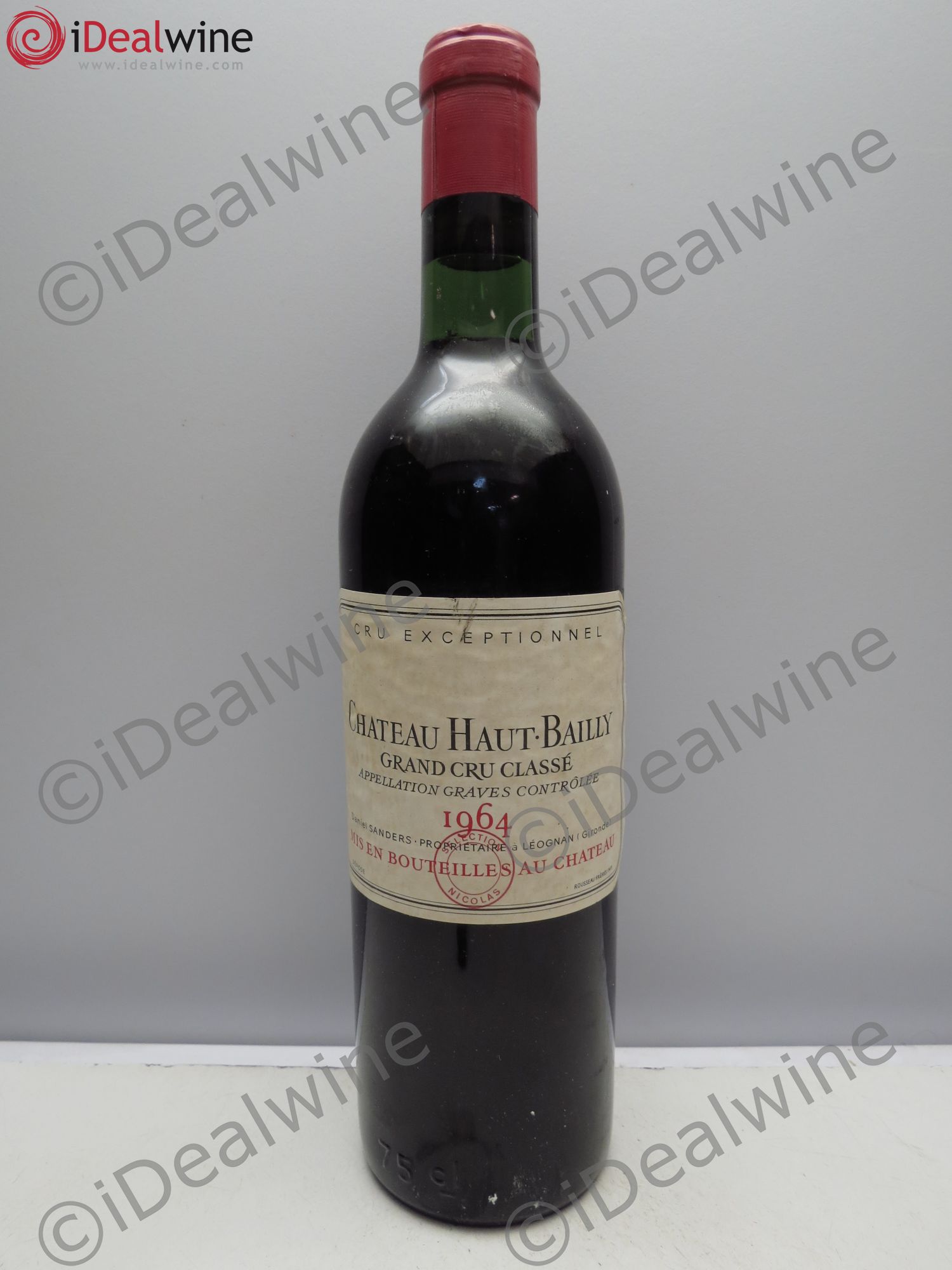 Château Haut-Bailly Cru Classé de Graves 1964 - Lot de 1 bouteille - 0