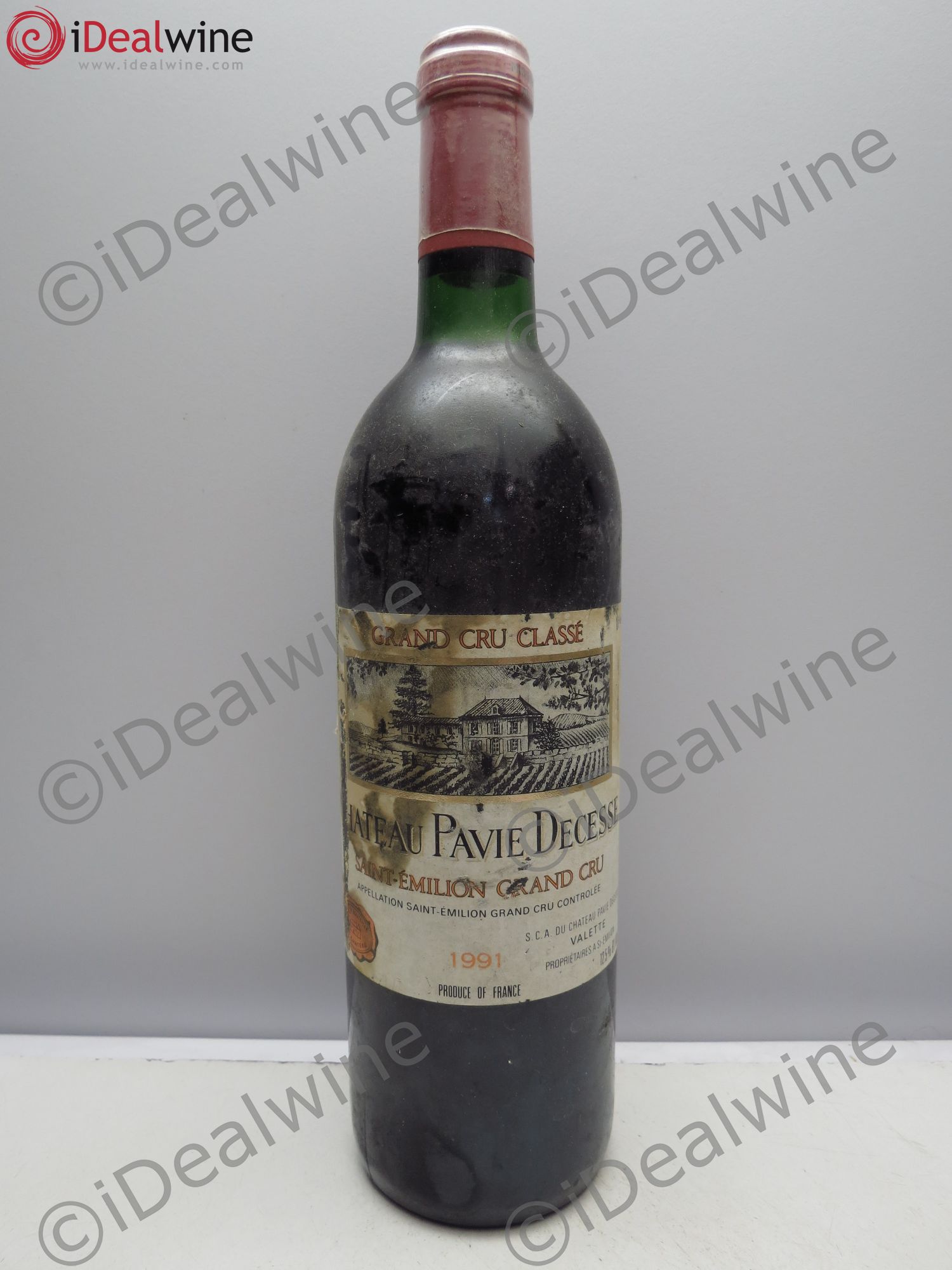 Château Pavie Decesse Grand Cru Classé 1991 - Lot de 1 bouteille - 0
