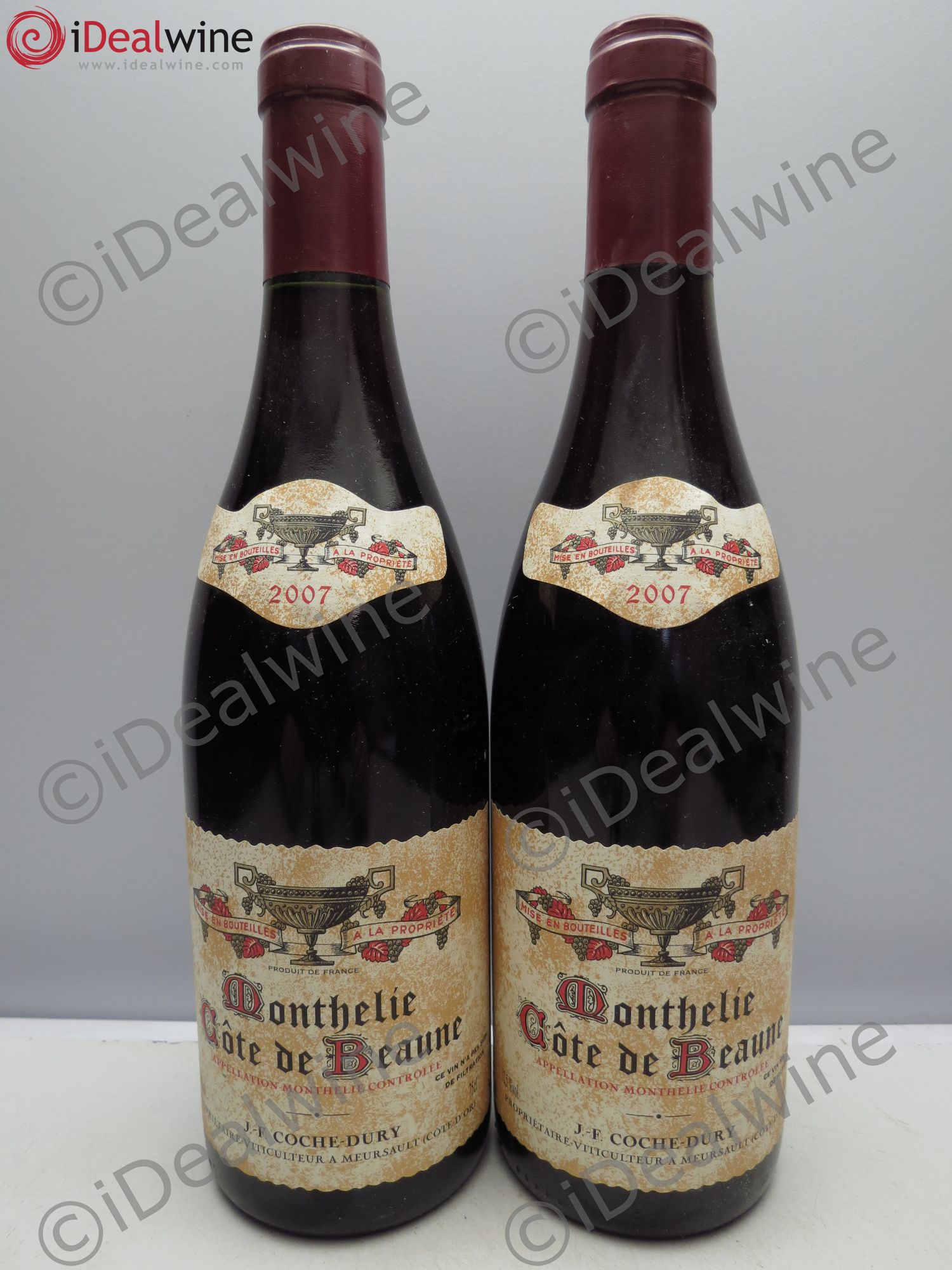 Monthélie Coche Dury (Domaine) 2007 - Lot de 2 bouteilles - 0