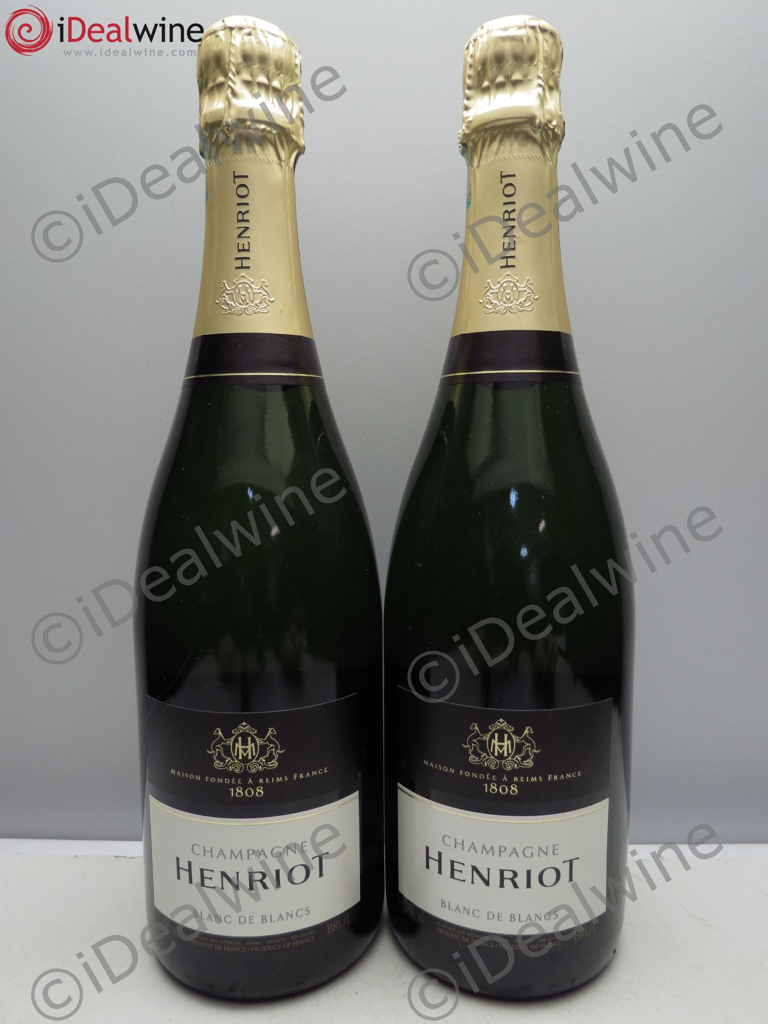 Champagne Henriot - Lot de 2 bouteilles - 0