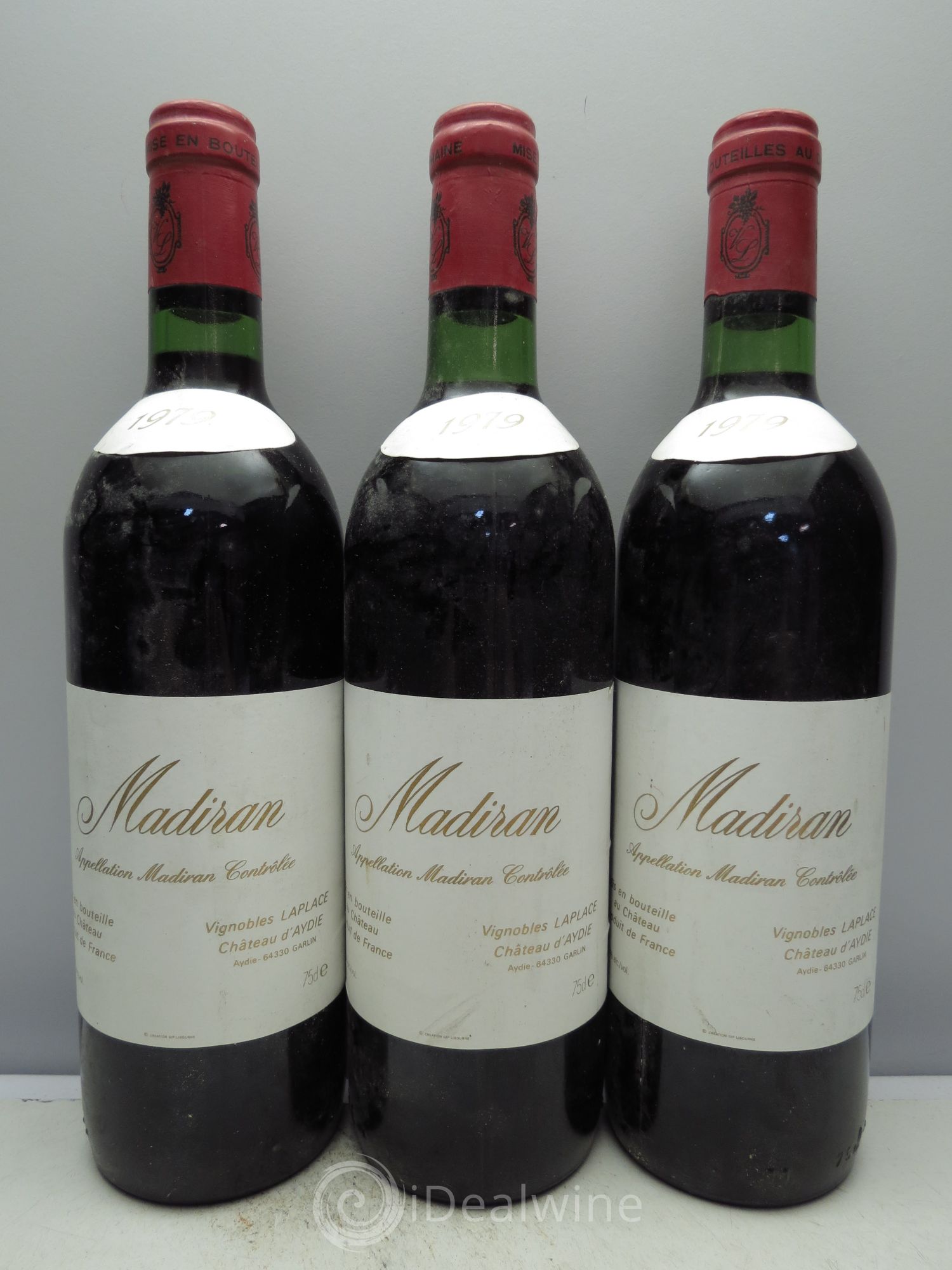 Madiran 1979 - Lot de 3 bouteilles - 0