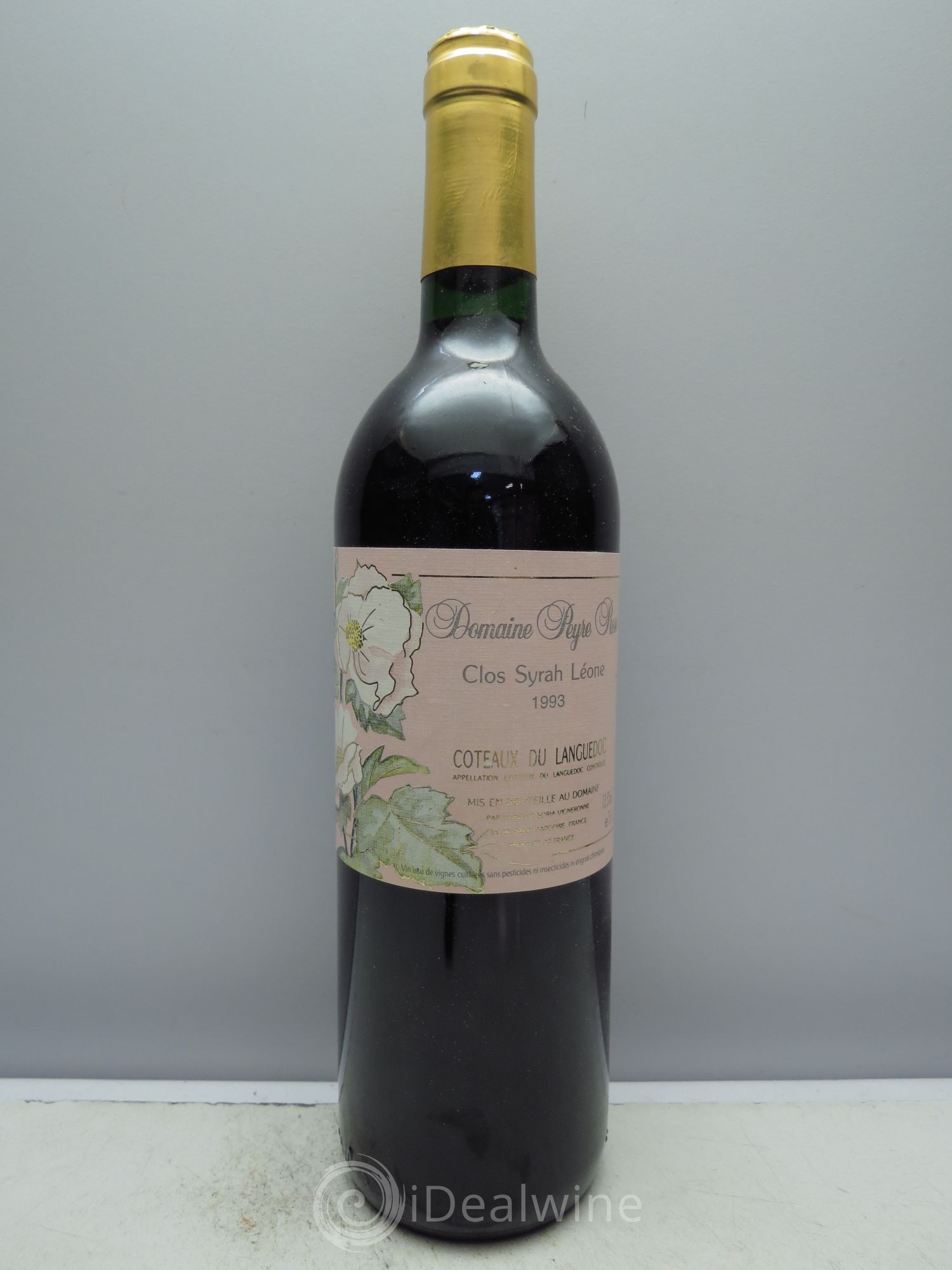 Coteaux du Languedoc Domaine Peyre Rose Belle Léone (anciennement Syrah Léone) Marlène Soria 1993 - Lot de 1 bouteille - 0