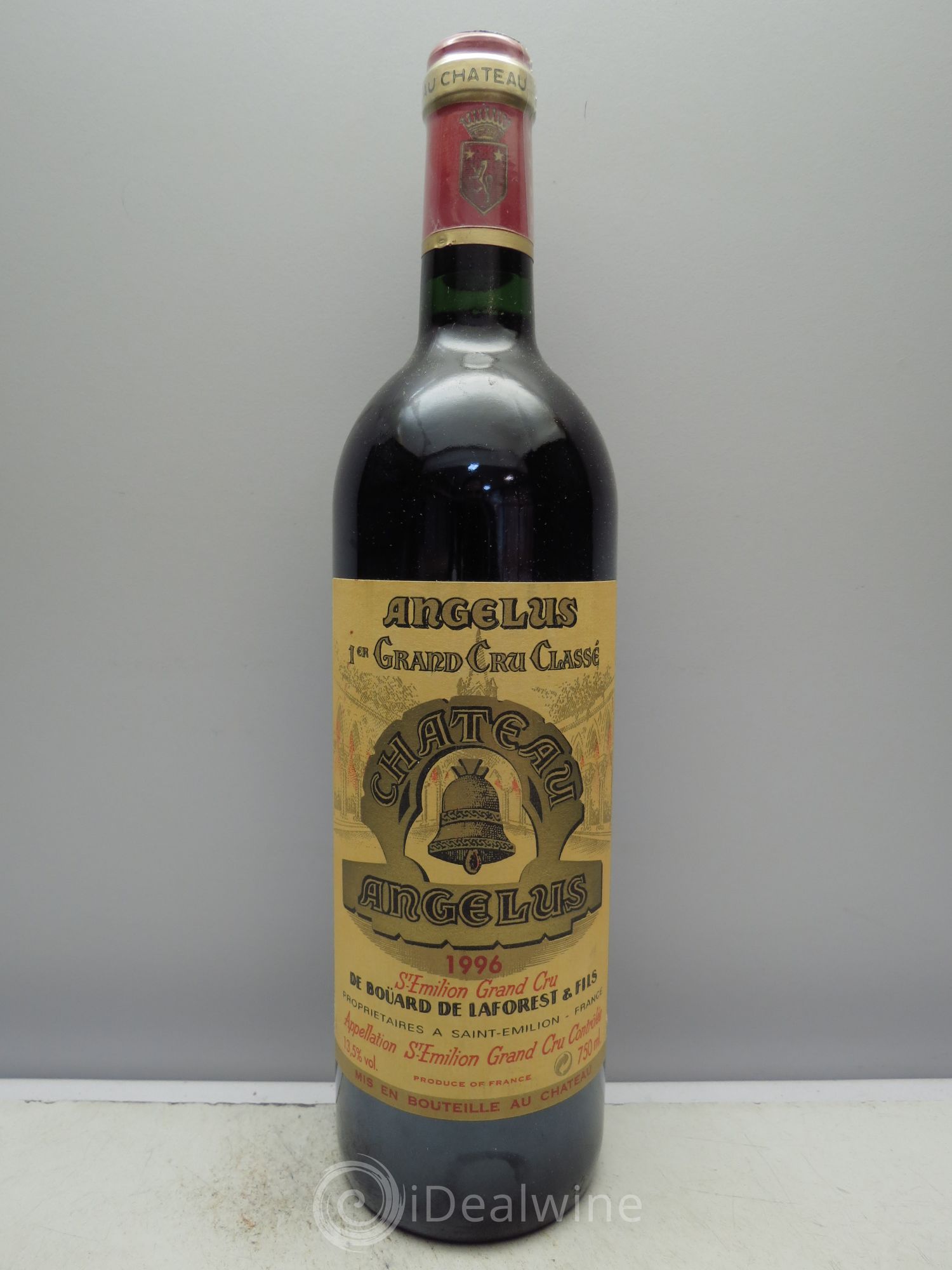 Château Angélus 1er Grand Cru Classé A 1996 - Lot de 1 bouteille - 0