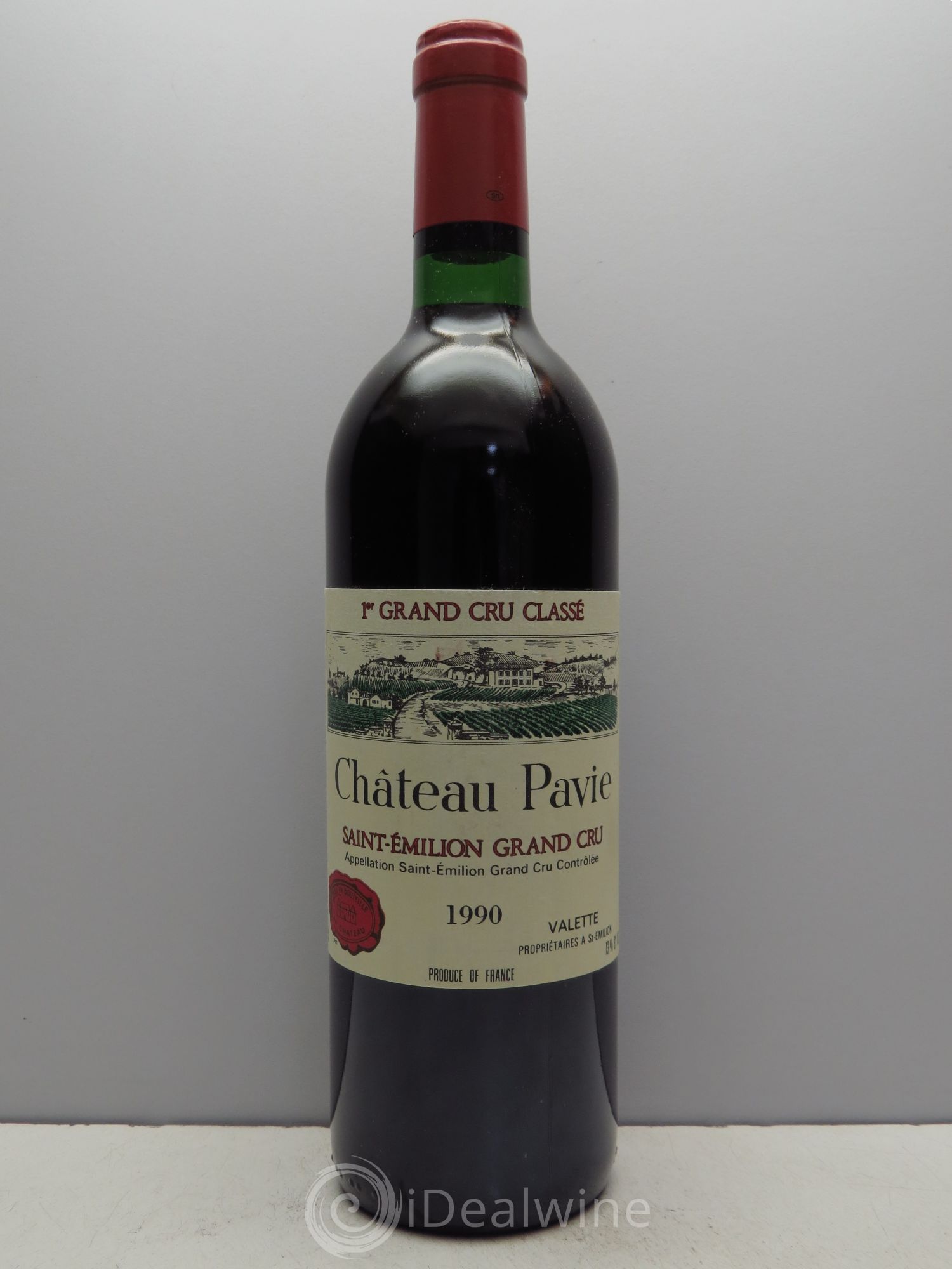 Château Pavie 1er Grand Cru Classé A 1990 - Lot de 1 bouteille - 0