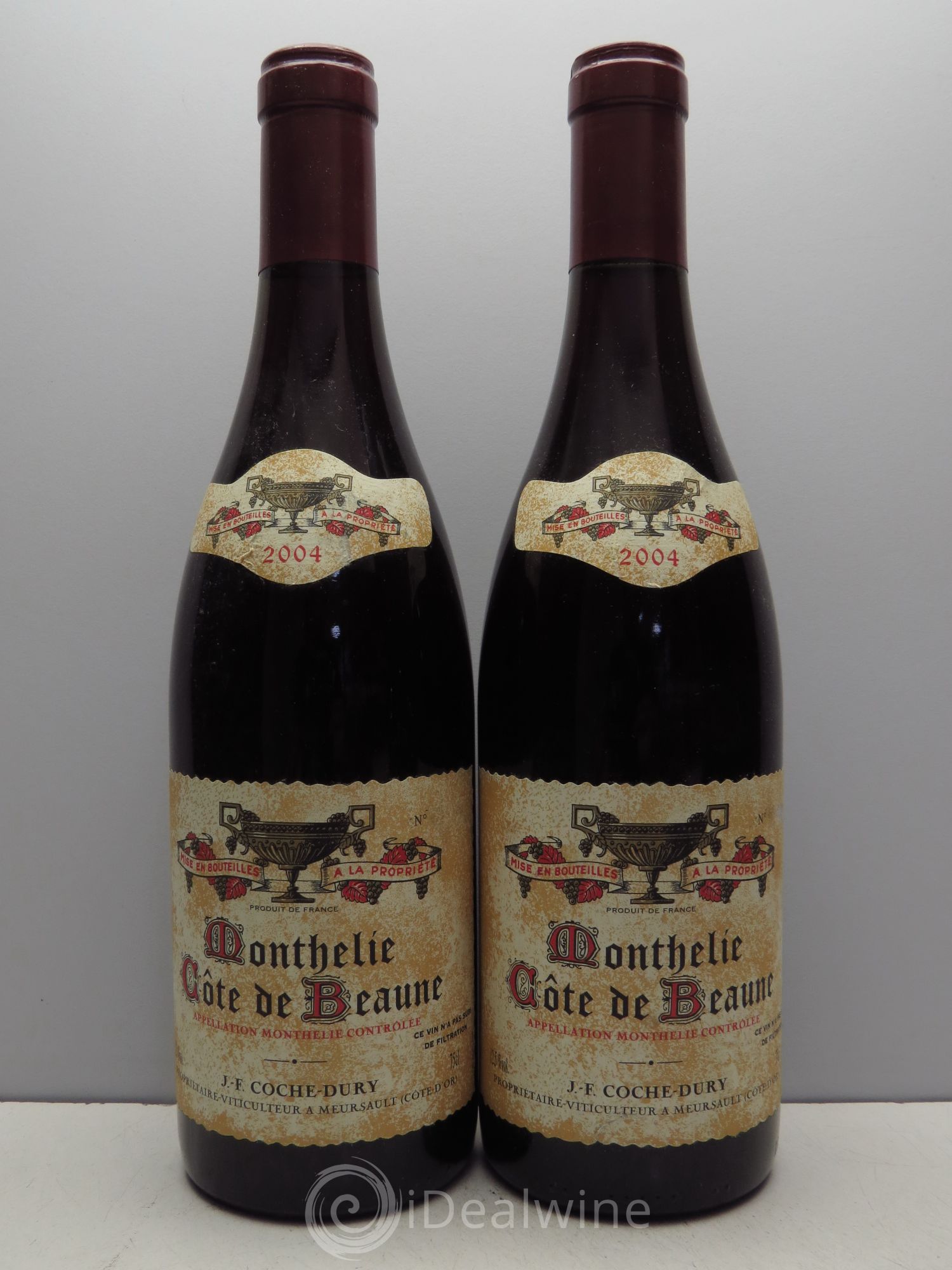 Monthélie Coche Dury (Domaine) 2004 - Lot de 2 bouteilles - 0