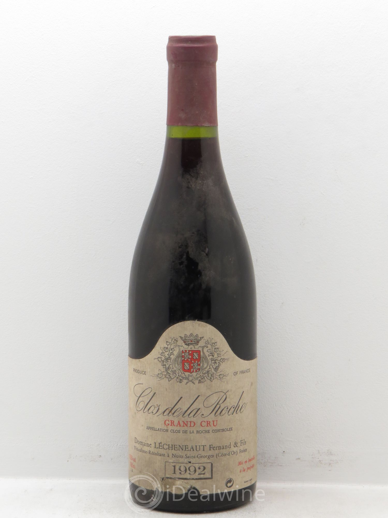 Clos de la Roche Grand Cru Fernand & fils 1992 - Posten von 1 Flasche - 0