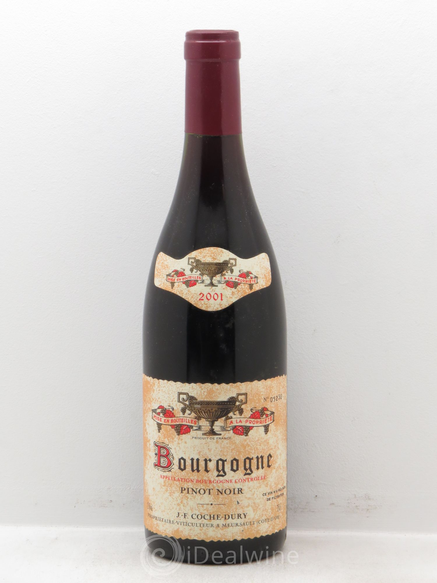 Bourgogne Coche Dury (Domaine) Pinot Noir 2001 - Lot de 1 bouteille - 0