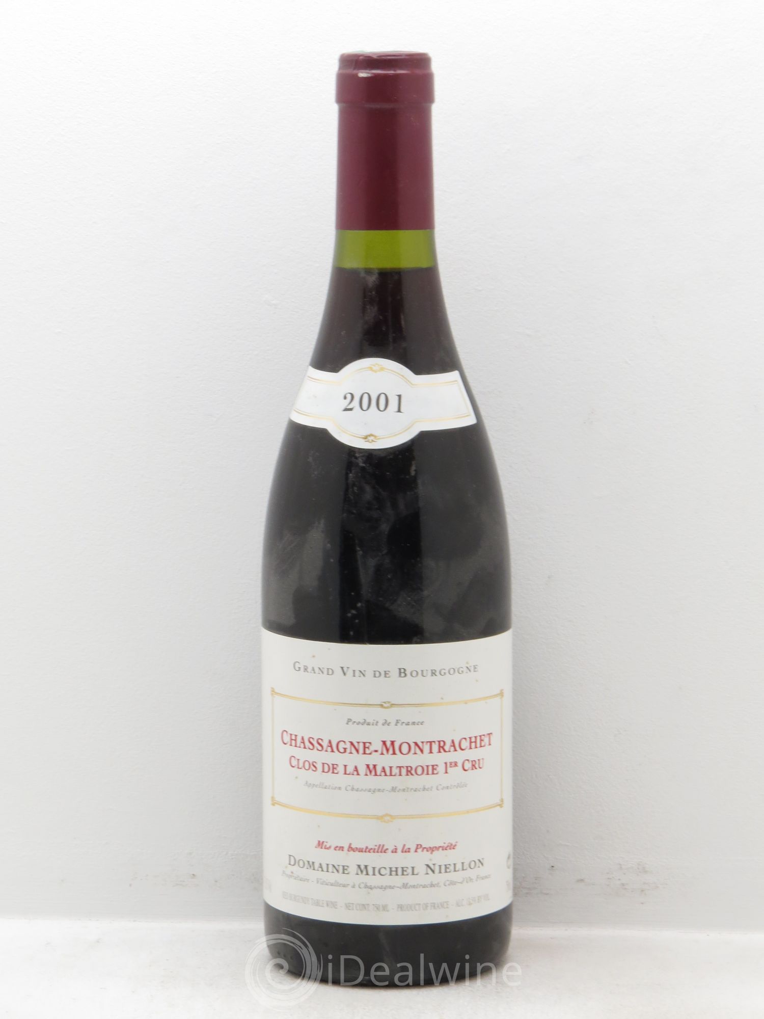 Chassagne-Montrachet 1er Cru Clos de la Maltroie Michel Niellon (Domaine) 2001 - Lot de 1 bouteille - 0