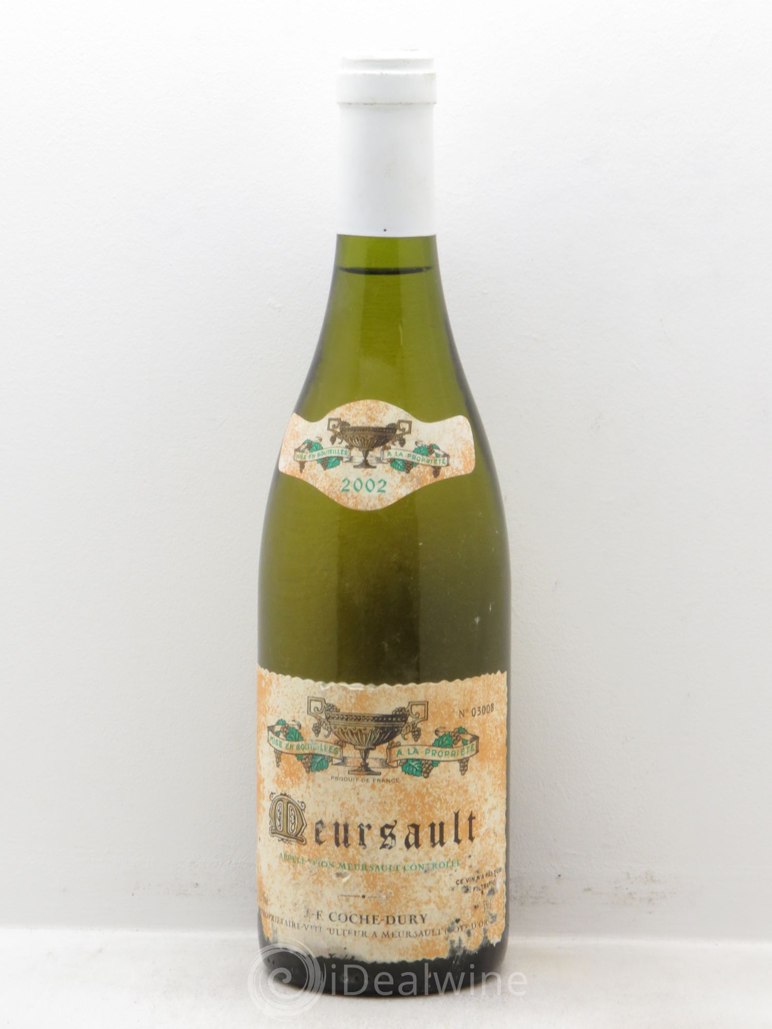 Meursault Coche Dury (Domaine) 2002 - Lot de 1 bouteille - 0
