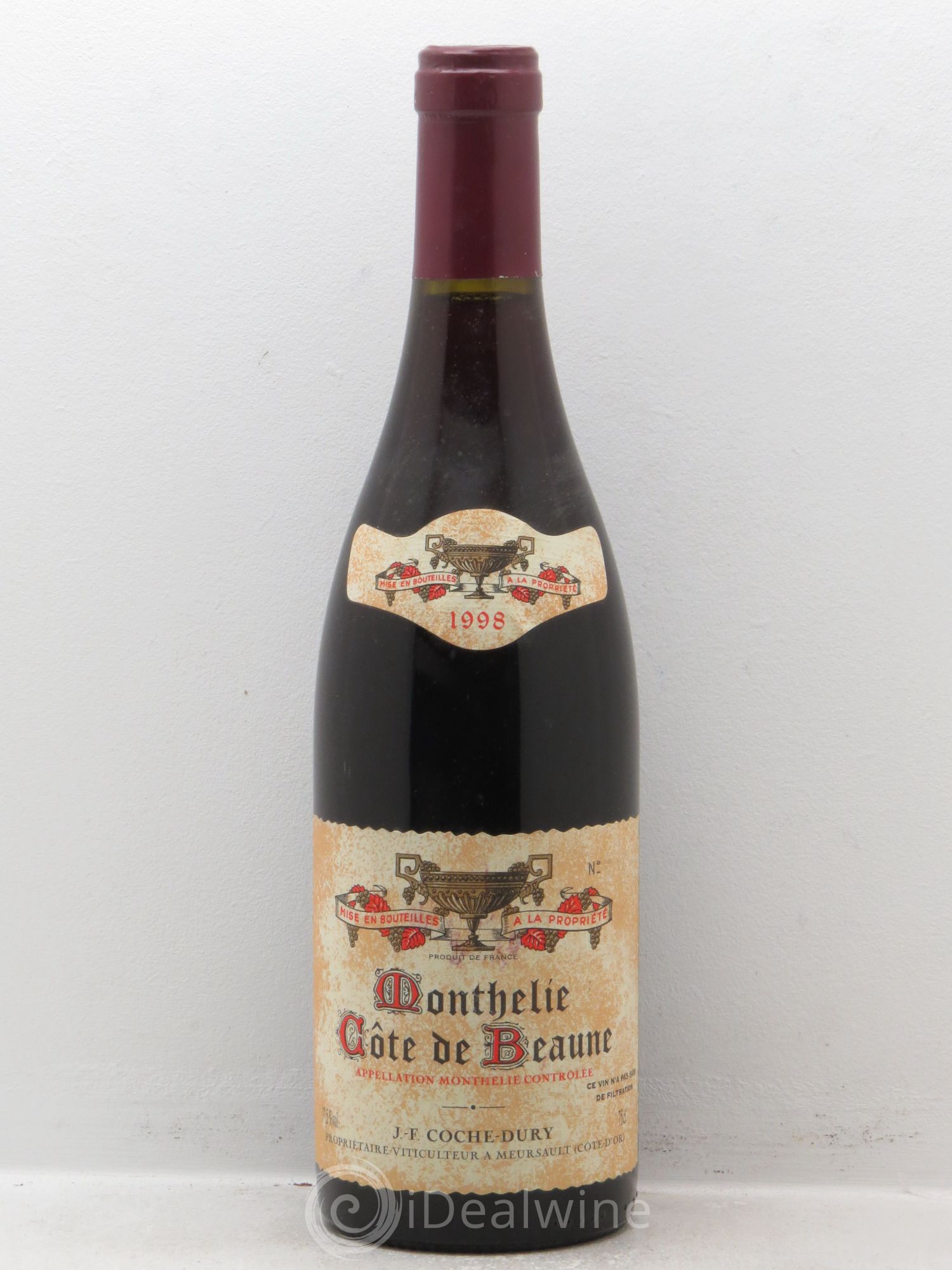 Monthélie Coche Dury (Domaine) 1998 - Lot de 1 bouteille - 0