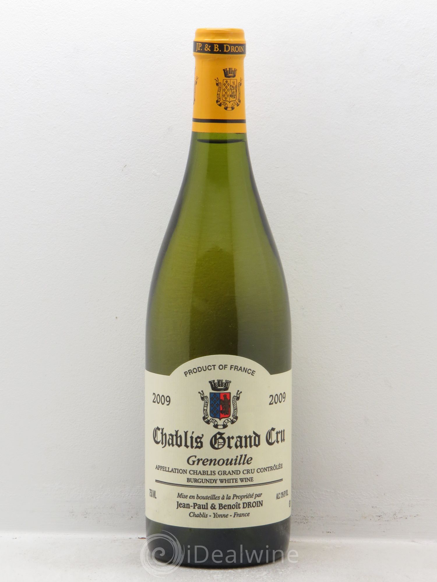 Chablis Grand Cru 2009 - Lot de 1 bouteille - 0