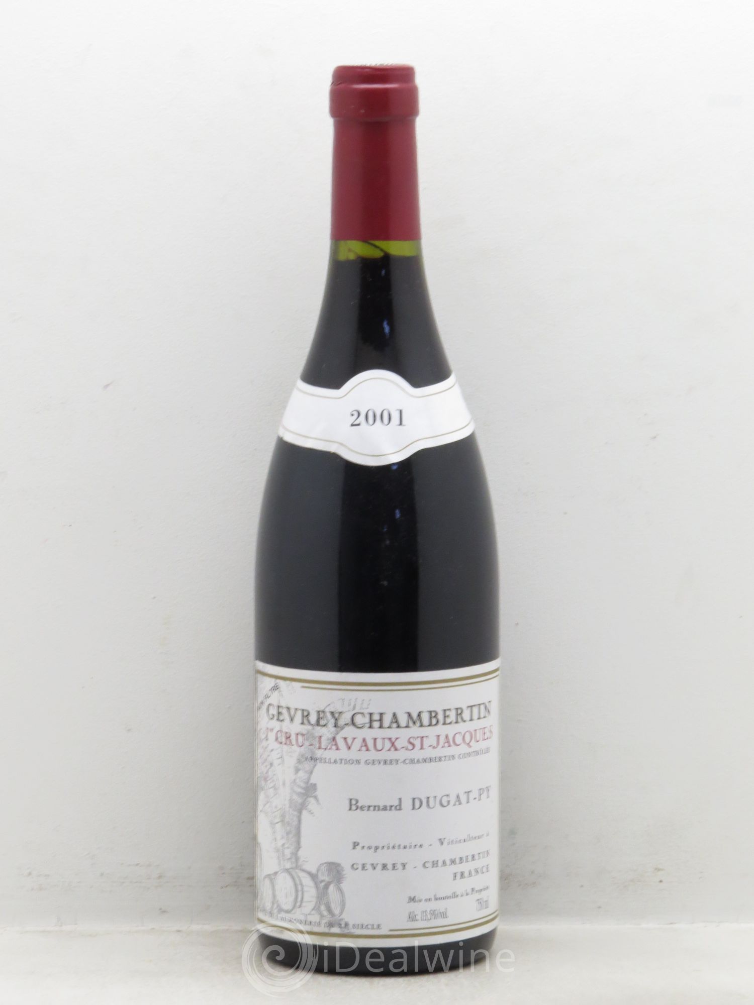 Gevrey-Chambertin 1er Cru Lavaux Saint Jacques Dugat-Py 2001 - Lot de 1 bouteille - 0