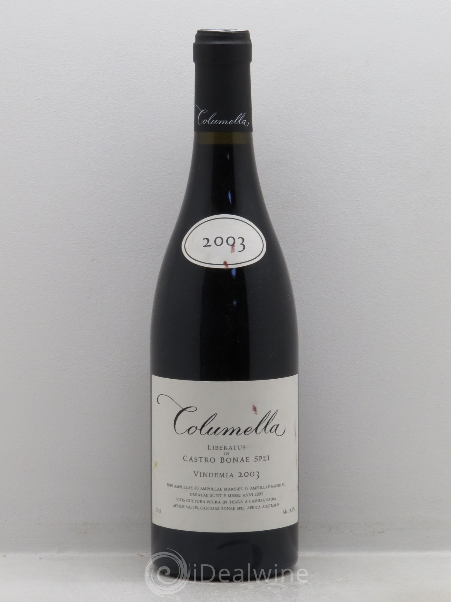 Vins Etrangers Afrique du Sud Columella Liberatus The Sady Family 2003 - Lotto di 1 bottiglia - 0