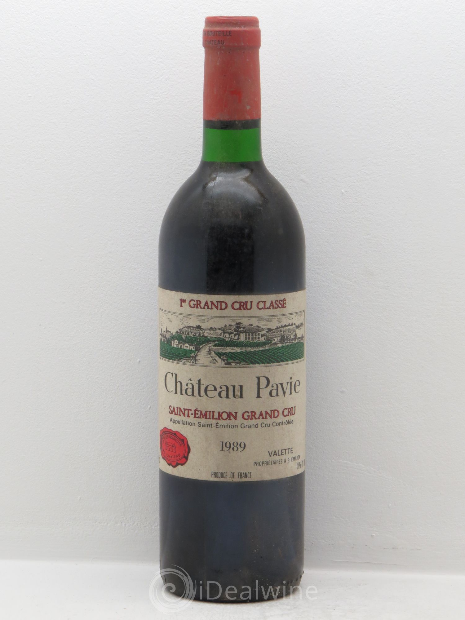 Château Pavie 1er Grand Cru Classé A 1989 - Lot de 1 bouteille - 0