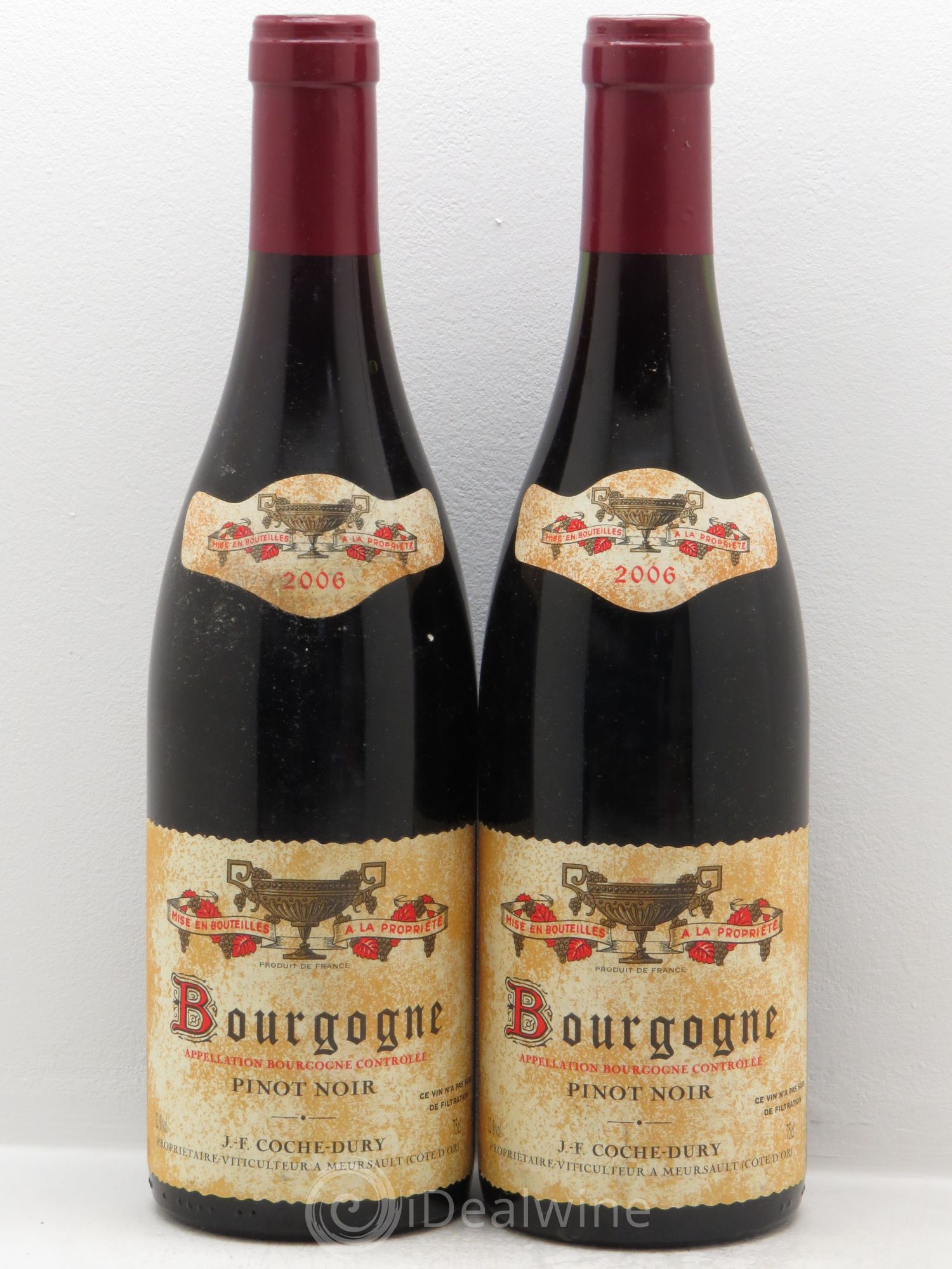 Bourgogne Coche Dury (Domaine) Pinot Noir 2006 - Lot de 2 bouteilles - 0