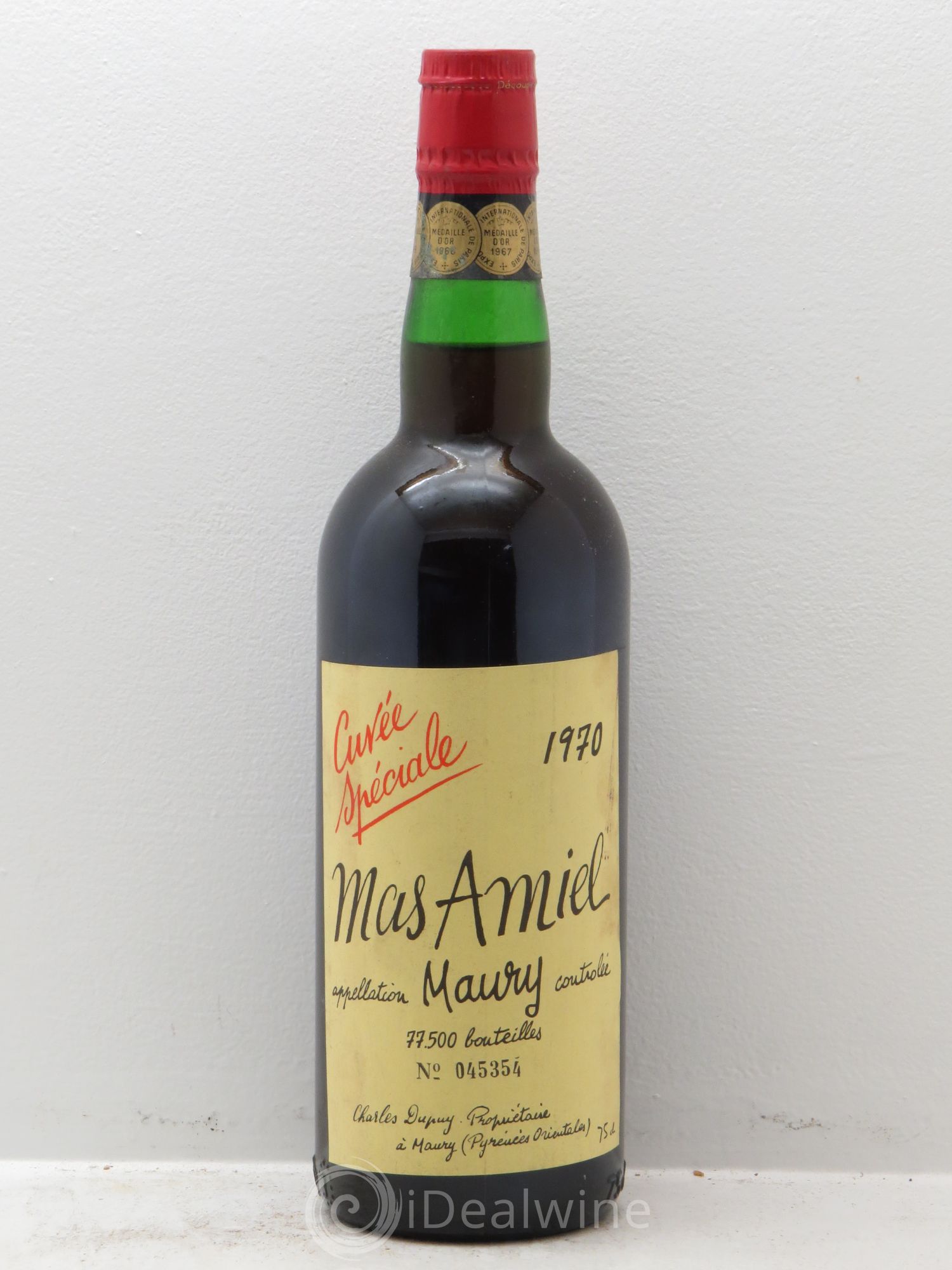 Maury Mas Amiel Réserve Spéciale 1970 - Lot de 1 bouteille - 0