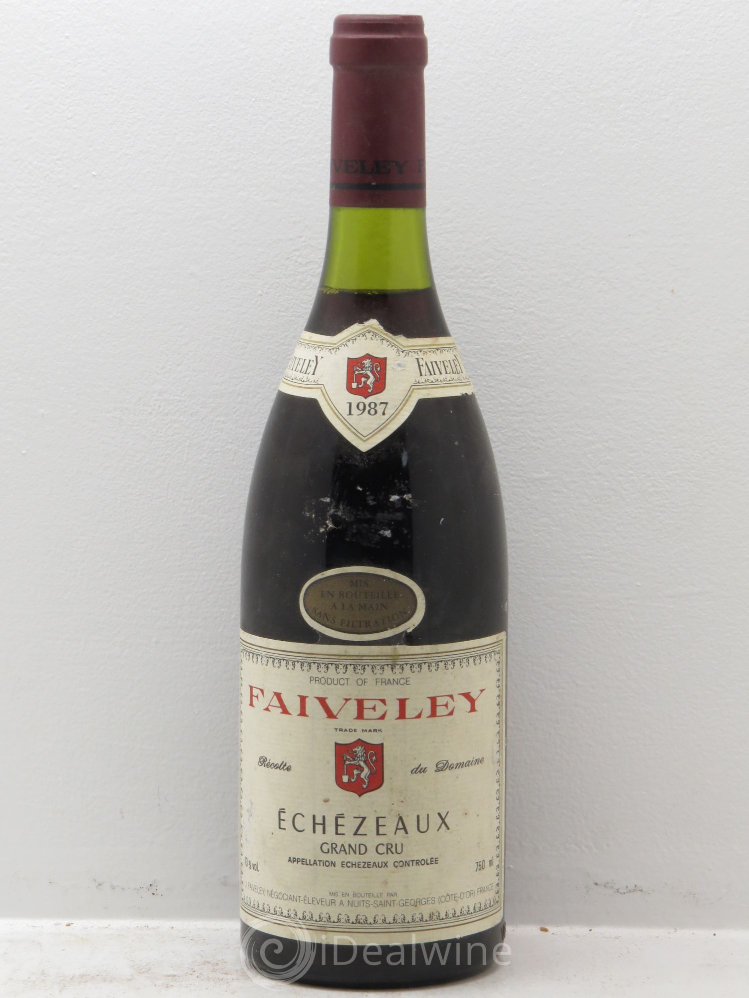 Echezeaux Grand Cru Faiveley 1987 - Lot de 1 bouteille - 0