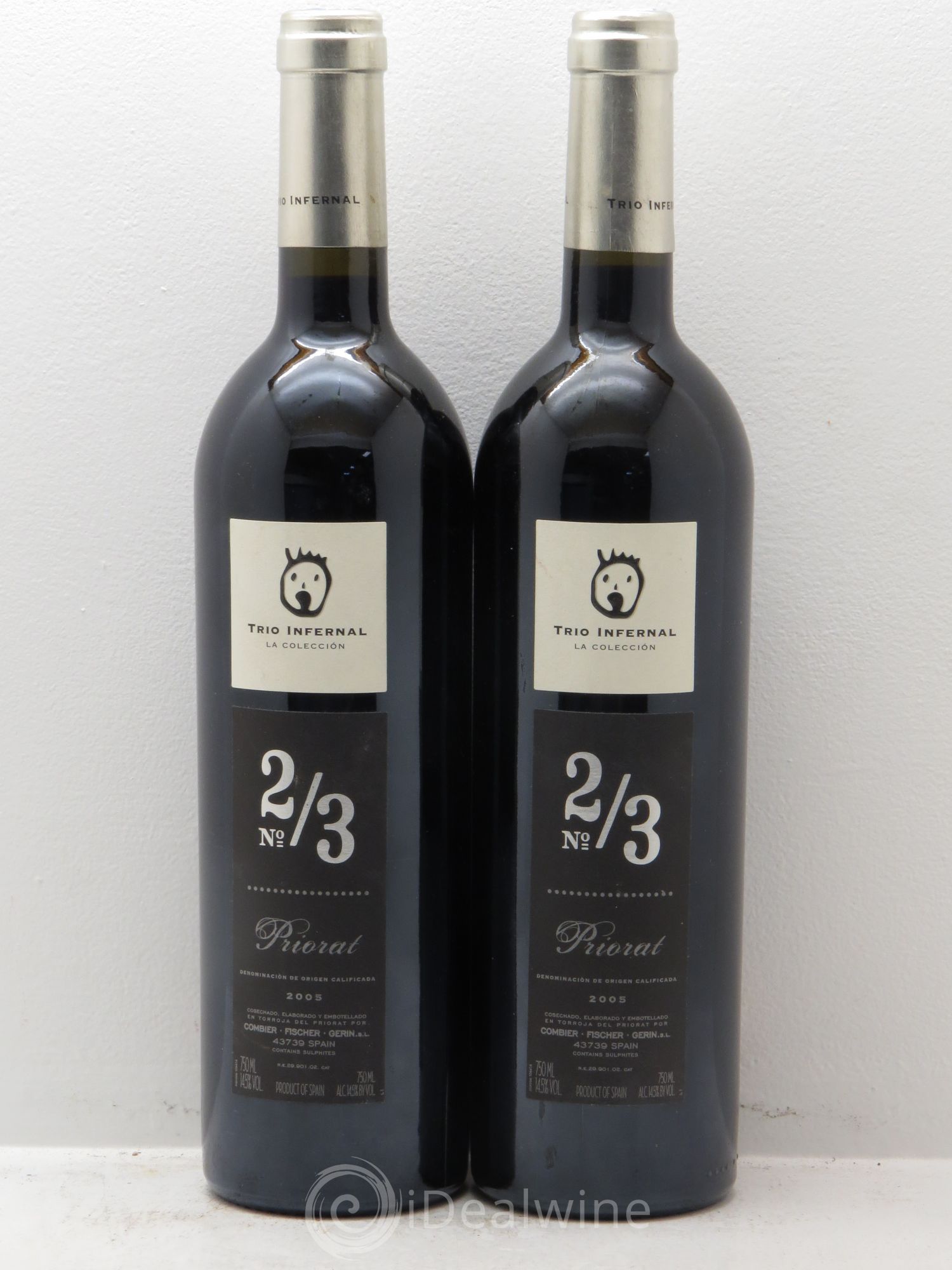 Priorat Trio infernal DOCA N°2-3 Laurent Combier - Peter Fischer - Jean Michel Gerin 2005 - Lot de 2 bouteilles - 0