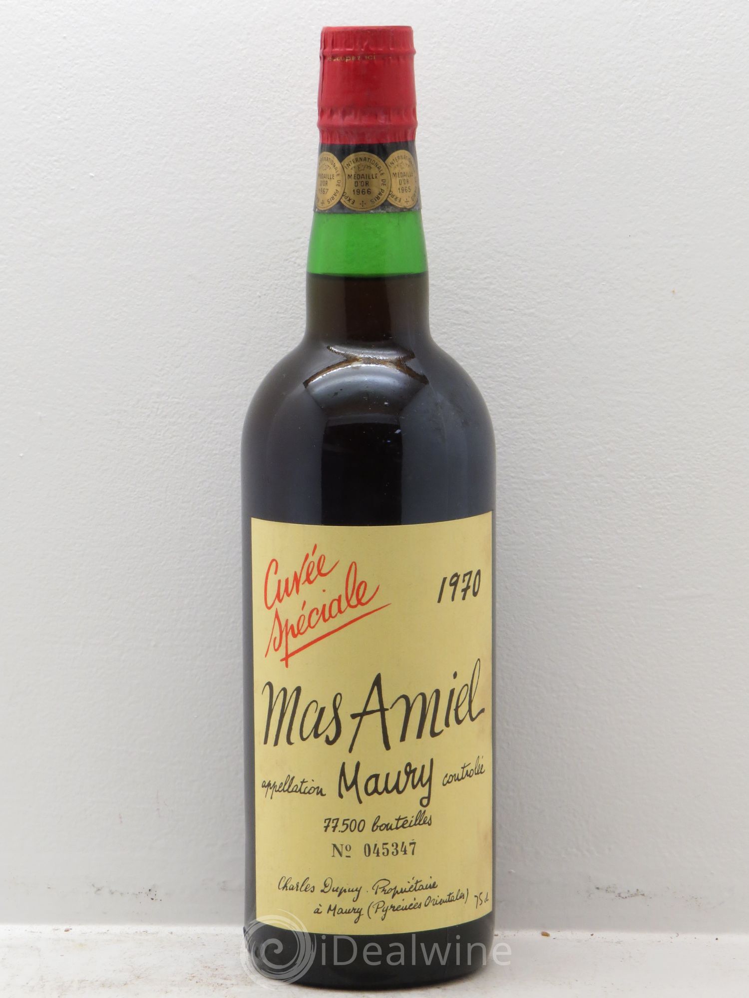 Maury Mas Amiel 1970 - Lot de 1 bouteille - 0