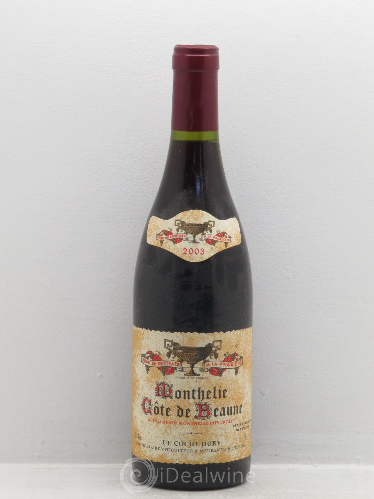 Monthélie Coche Dury (Domaine) 2003 - Lot de 1 bouteille - 0