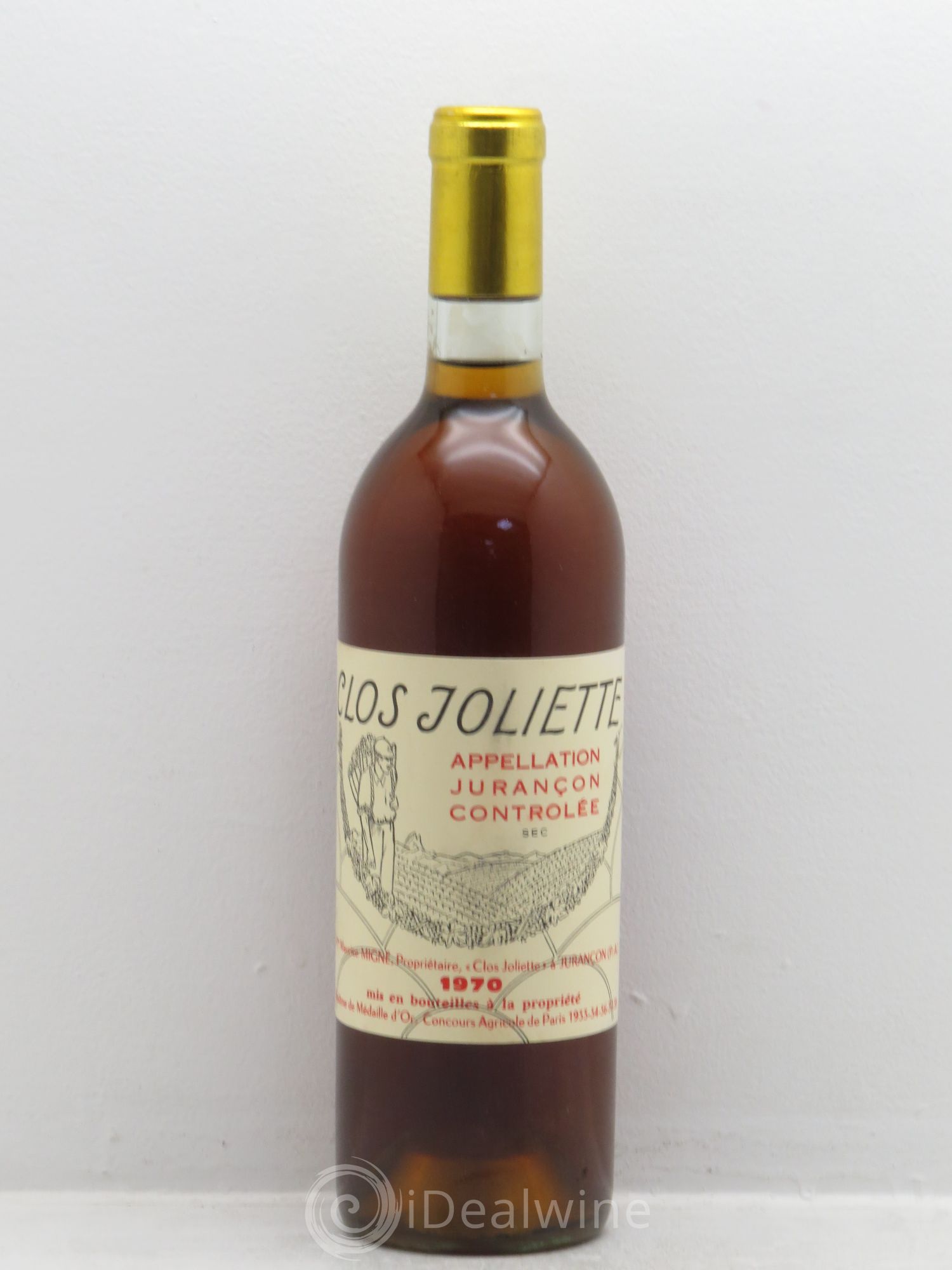 Jurançon Clos Joliette 1970 - Lotto di 1 bottiglia - 0
