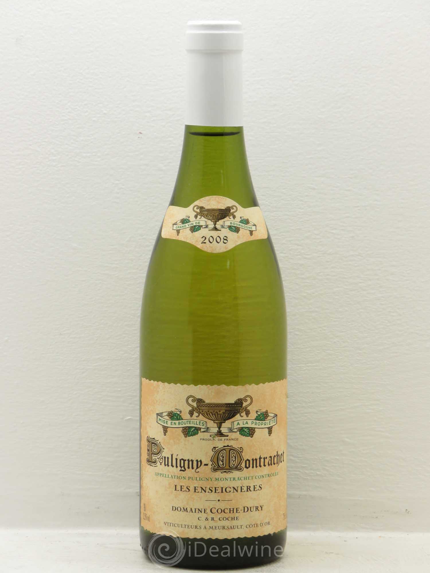 Puligny-Montrachet Les Enseignères Coche Dury (Domaine) 2008 - Lot de 1 bouteille - 0