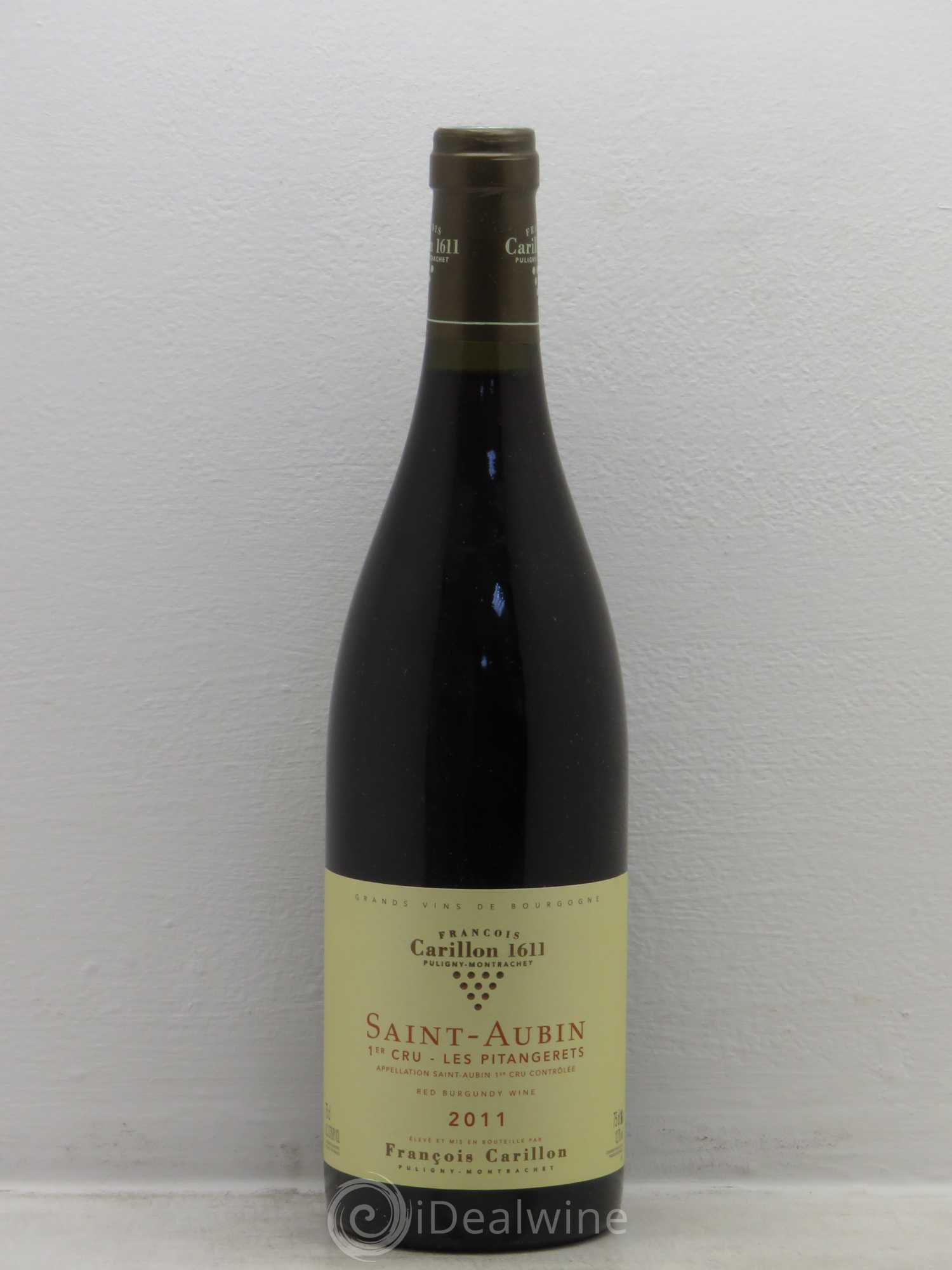 Saint-Aubin 1er Cru Les Pitangerets Carillon 2011 - Lot de 6 bouteilles - 0