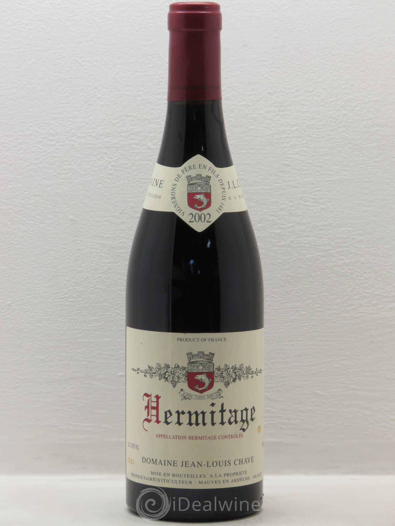 Hermitage Jean-Louis Chave 2002 - Lot de 1 bouteille - 0