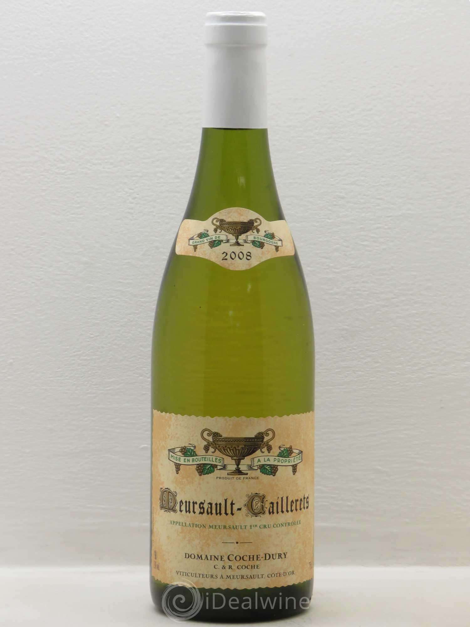 Meursault 1er Cru Caillerets Coche Dury (Domaine) 2008 - Lot de 1 bouteille - 0