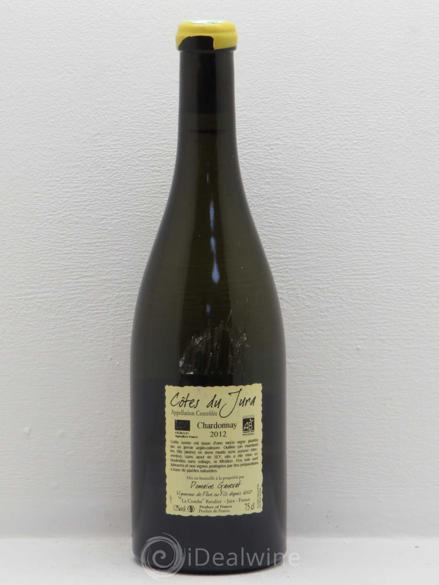 Côtes du Jura Les Chamois du Paradis Jean-François Ganevat (Domaine) 2012 - Lot de 1 bouteille - 1