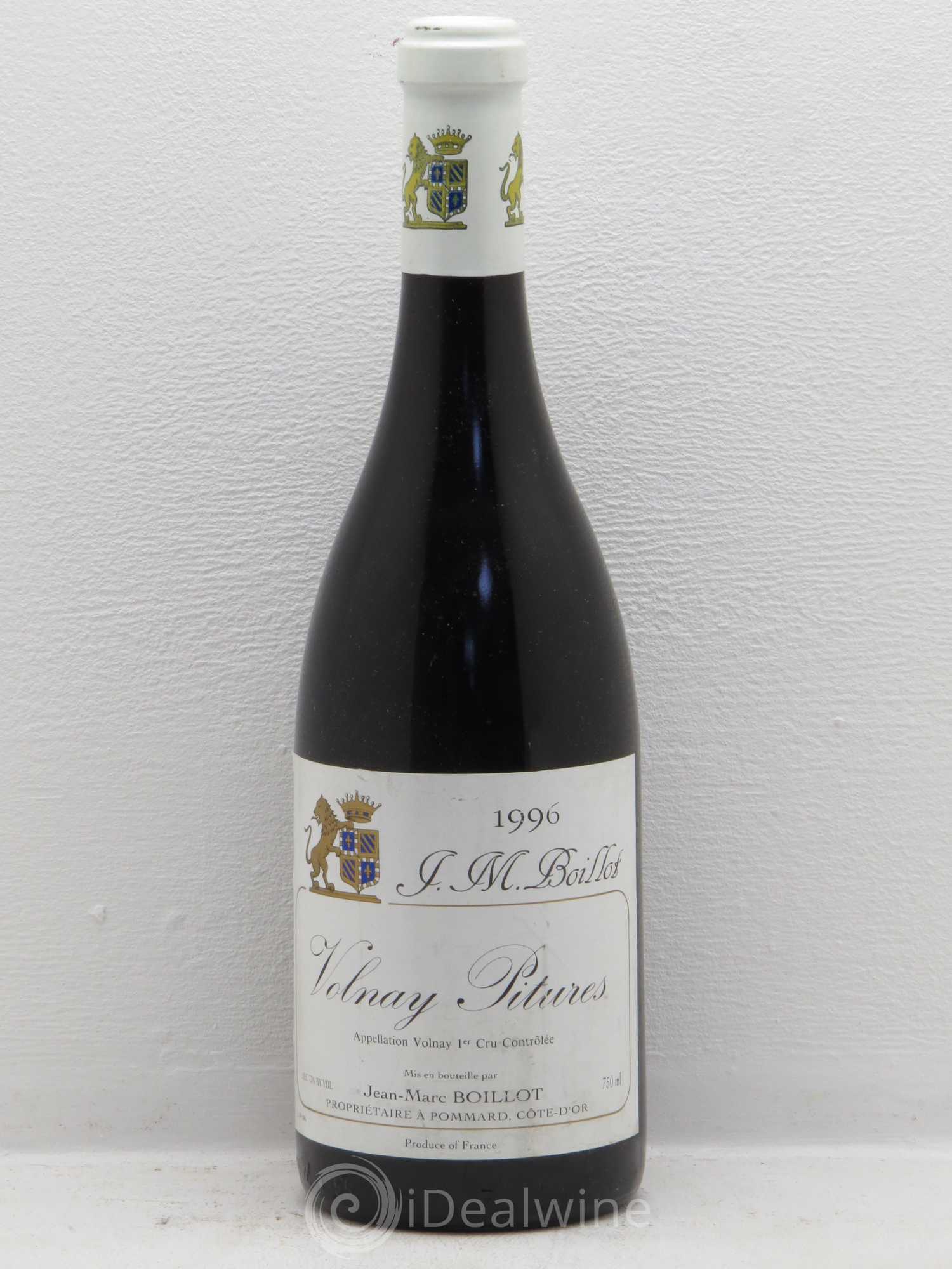 Volnay 1er Cru Les Pitures - Jean Marc Boillot 1996 - Posten von 1 Flasche - 0
