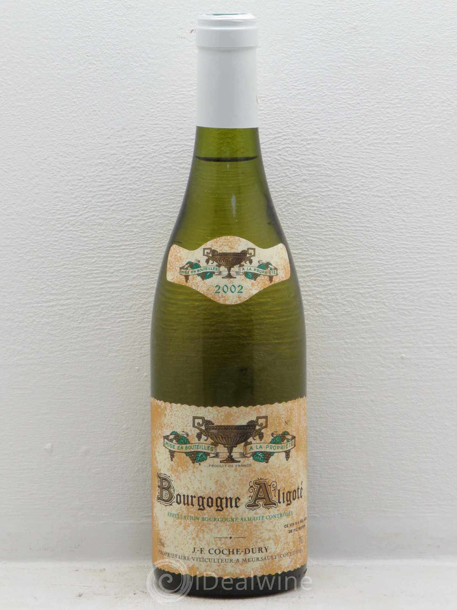 Bourgogne Aligoté Coche Dury (Domaine) 2002 - Lot de 1 bouteille - 0