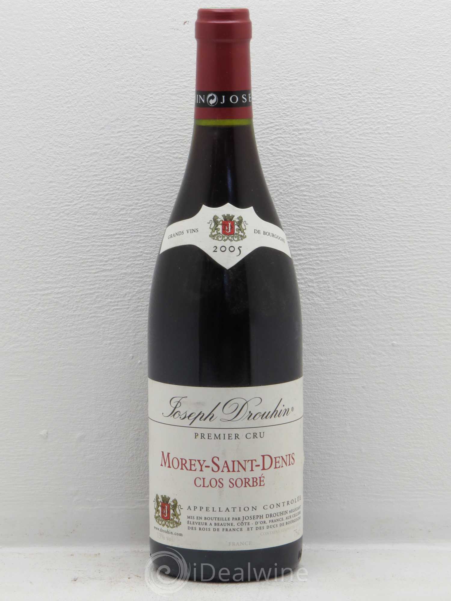 Morey-Saint-Denis 1er Cru Clos Sorbès - Drouhin 2005 - Posten von 1 Flasche - 0