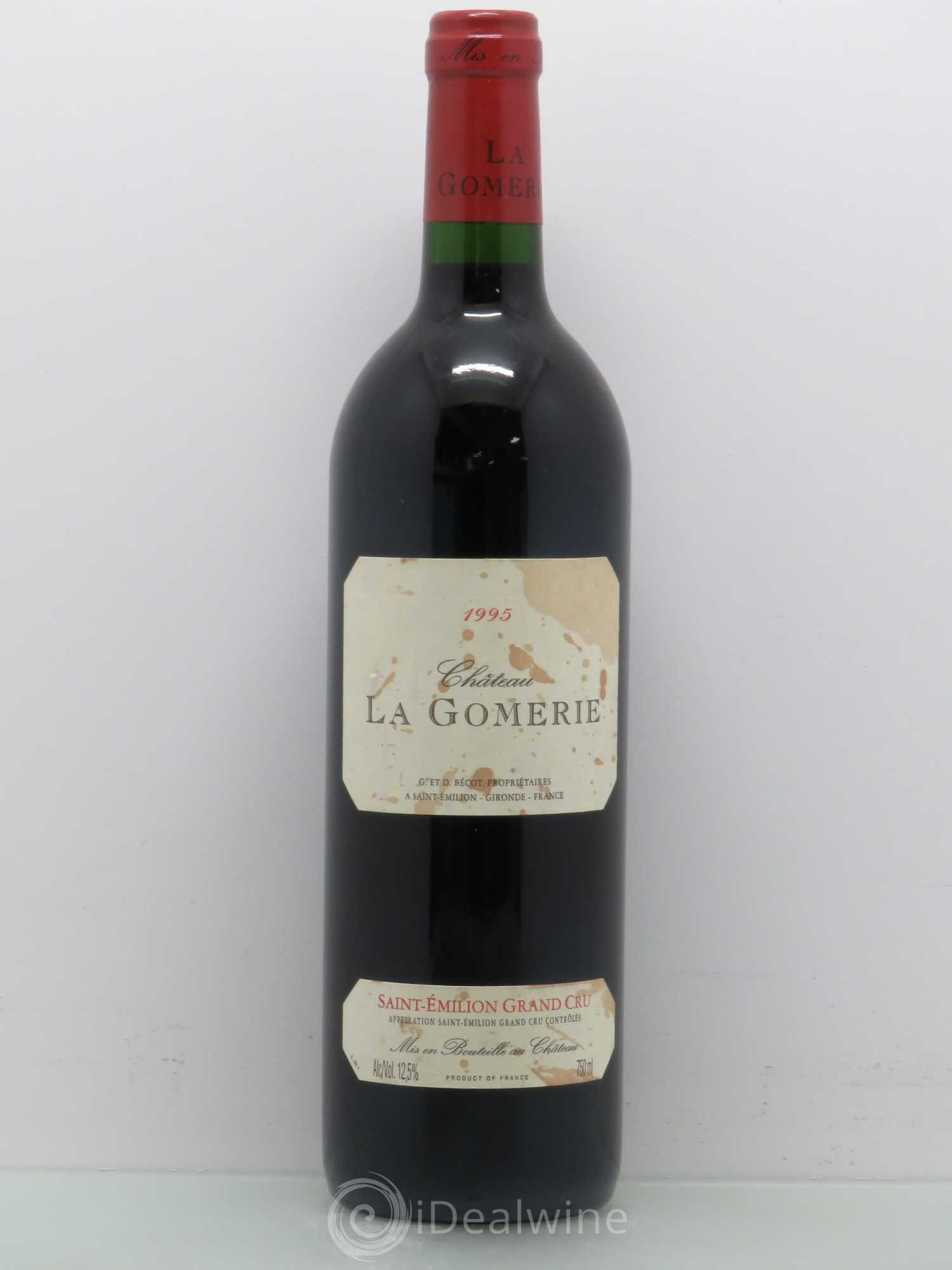 Château La Gomerie 1995 - Lot de 1 bouteille - 0