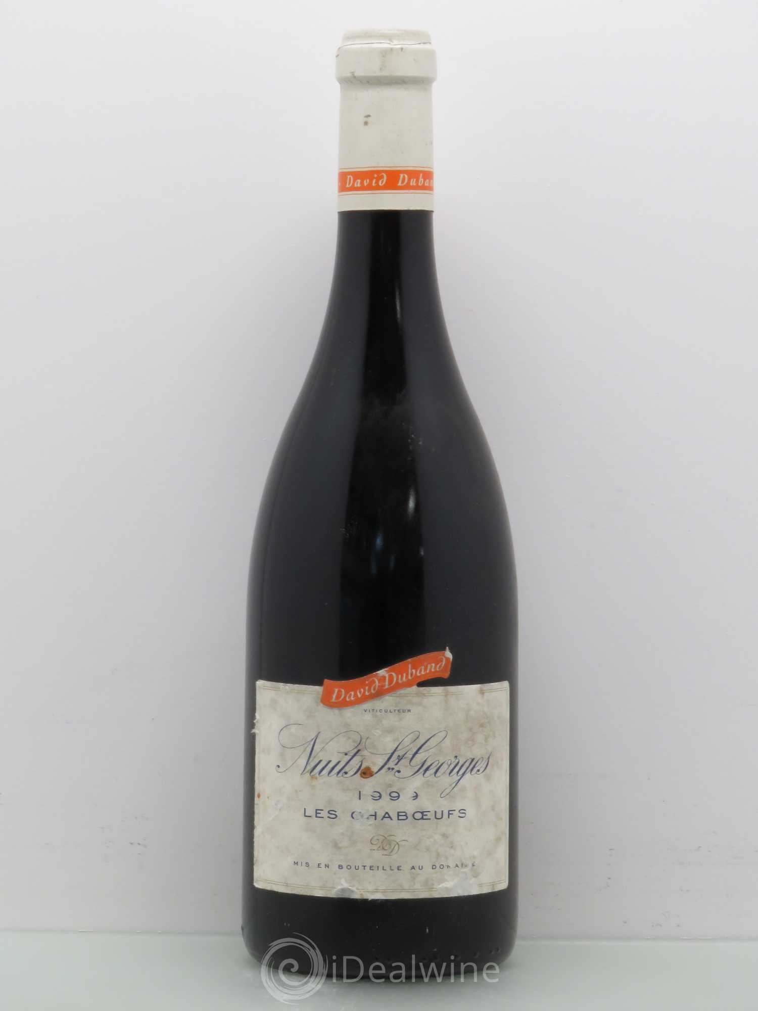Nuits-Saint-Georges Les Chaboeufs - David Duband 1999 - Posten von 1 Flasche - 0