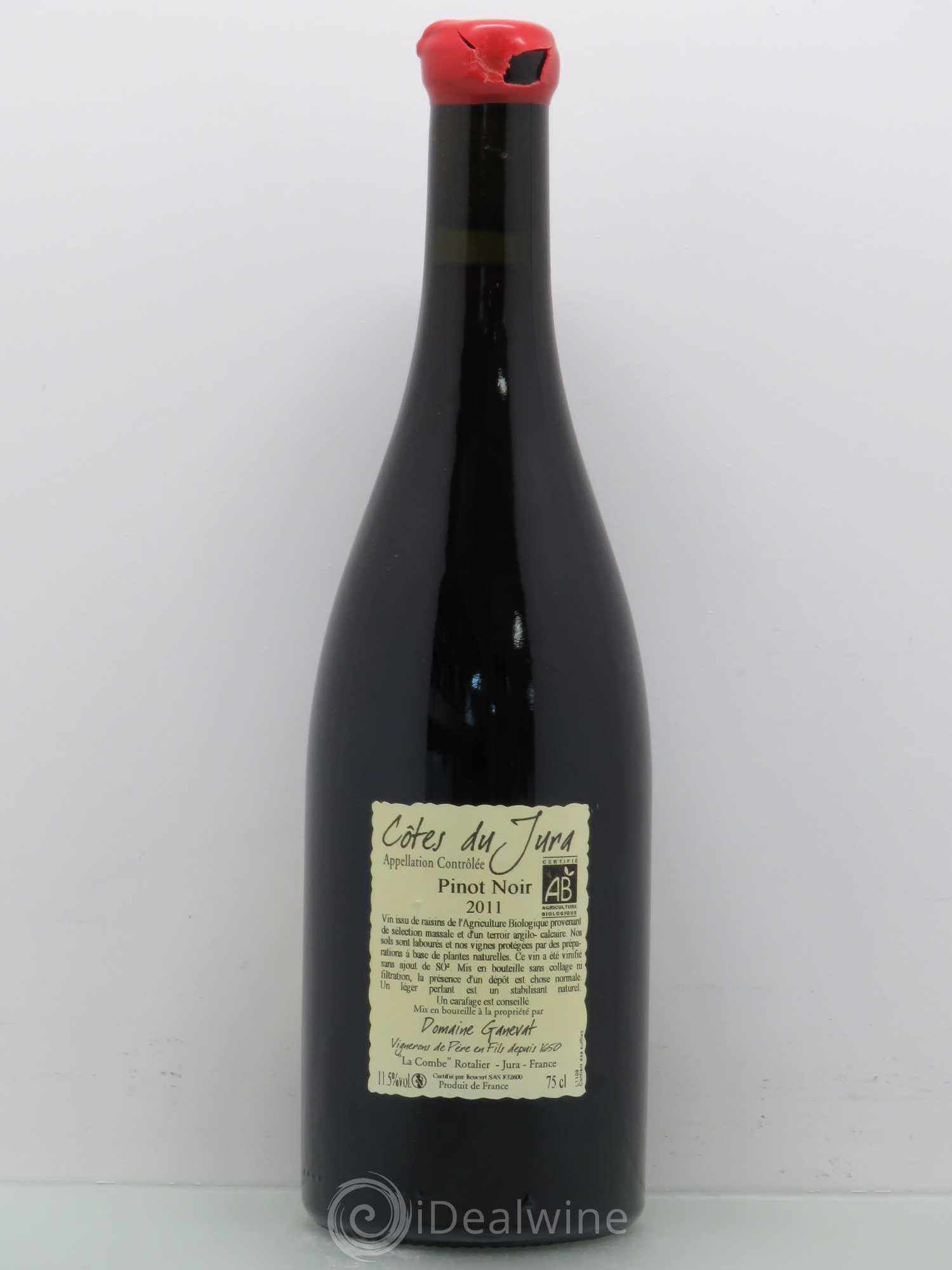 Côtes du Jura Cuvée Julien Jean-François Ganevat (Domaine) 2011 - Lot de 1 bouteille - 1