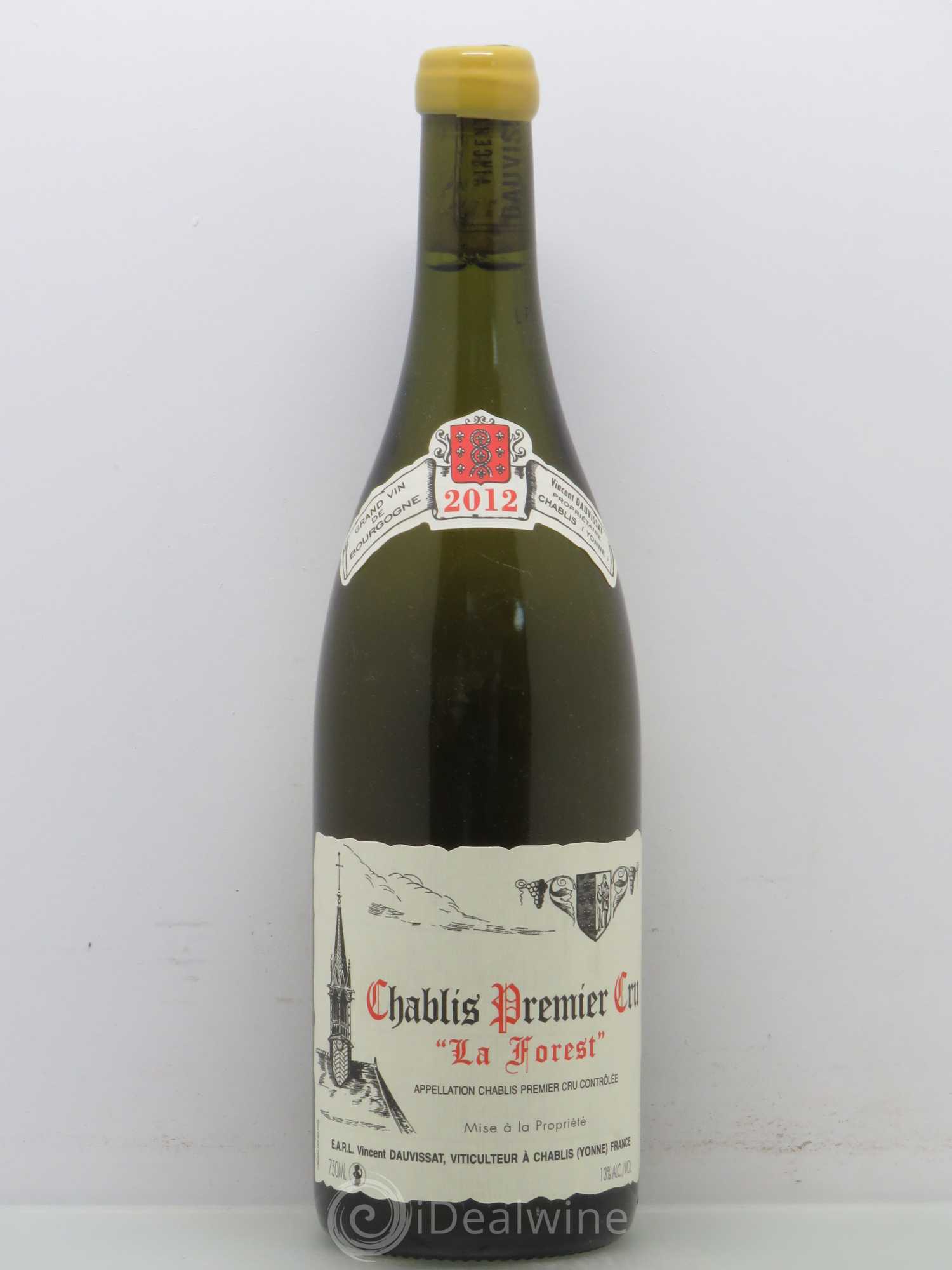 Chablis 1er Cru La Forest Vincent Dauvissat (Domaine) 2012 - Lot de 1 bouteille - 0