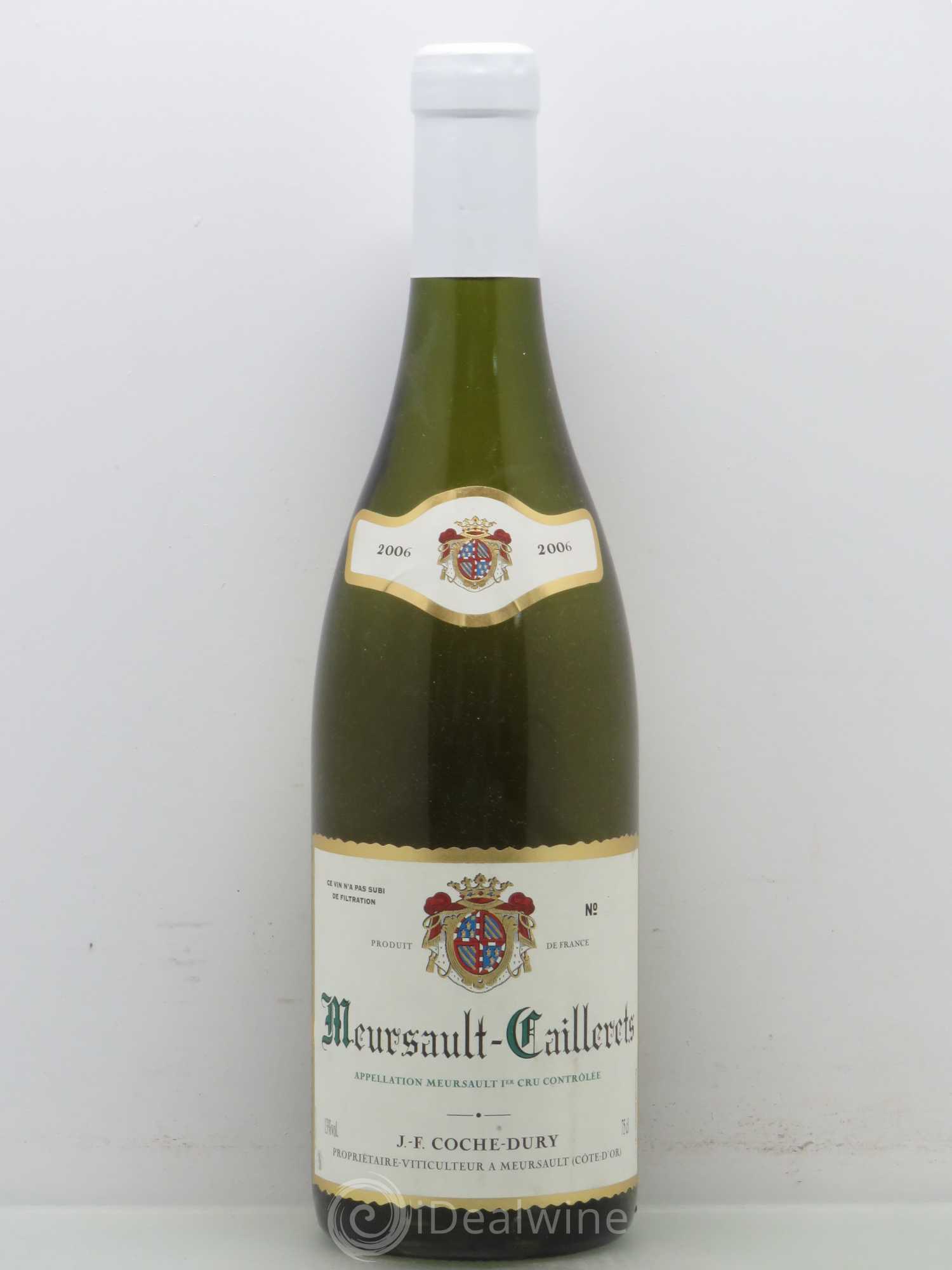Meursault 1er Cru Caillerets Coche Dury (Domaine) 2006 - Lot de 1 bouteille - 0