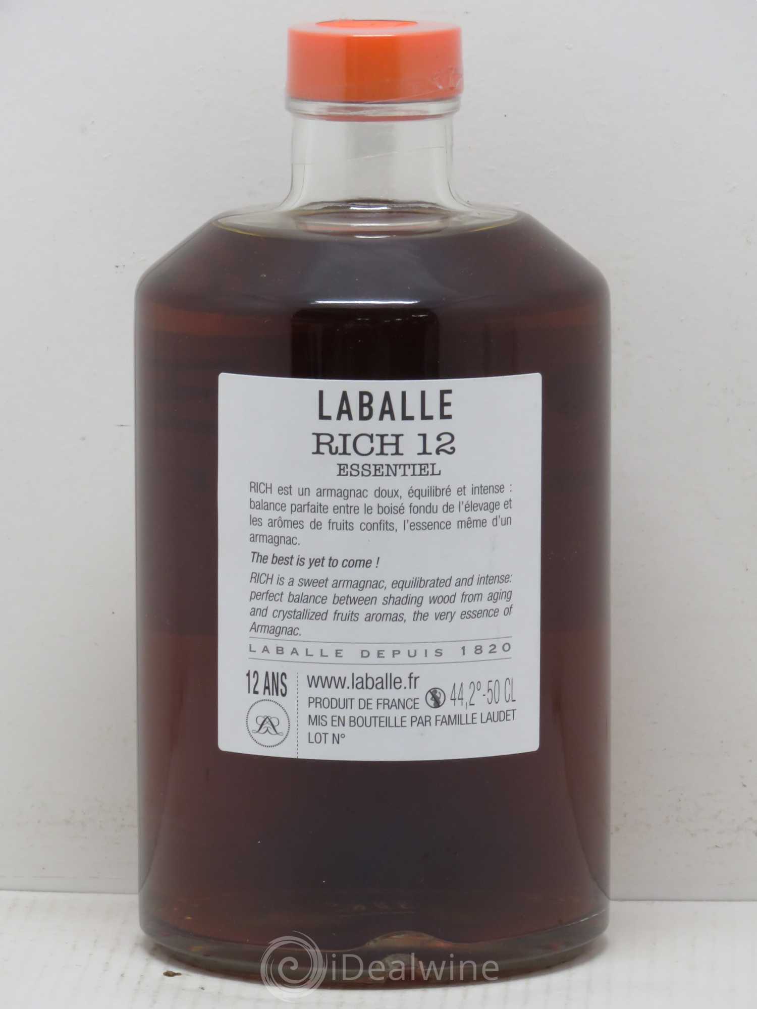 Bas-Armagnac 12 rich Château Laballe) - Lot de 1 bouteille - 1