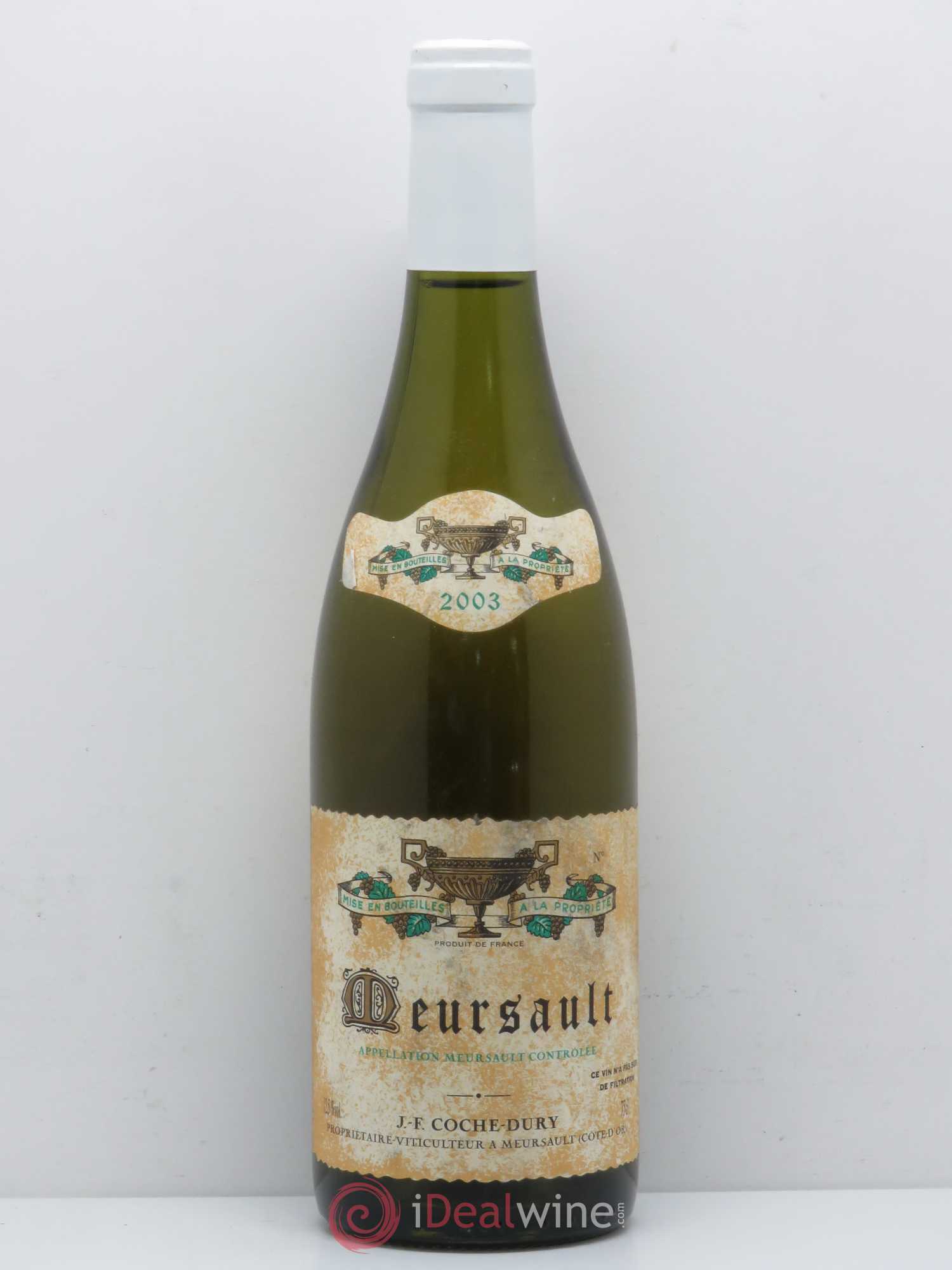 Meursault Coche Dury (Domaine) 2003 - Lot de 1 bouteille - 0