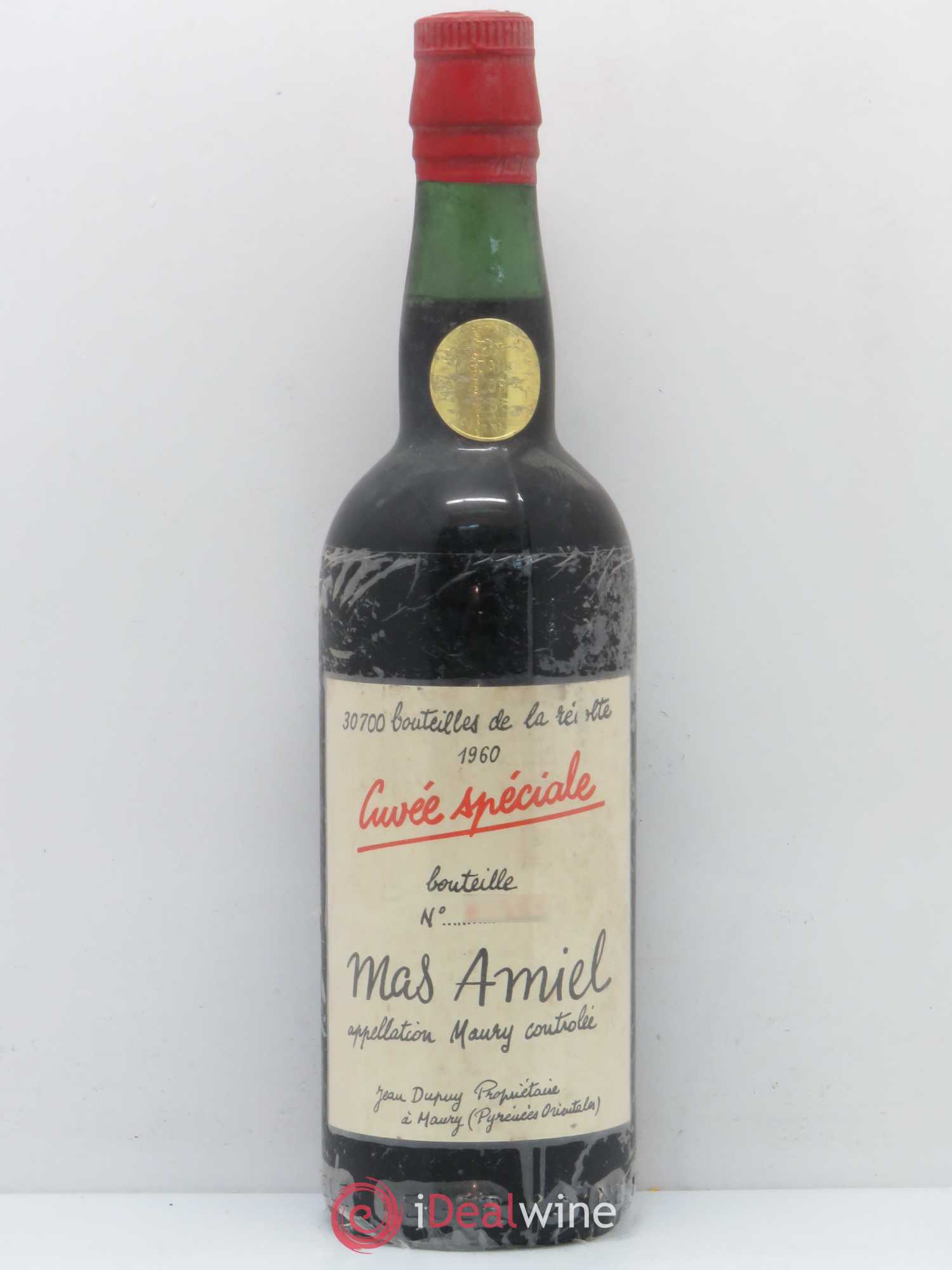 Maury Mas Amiel Reserve speciale 1960 - Lot de 1 bouteille - 0