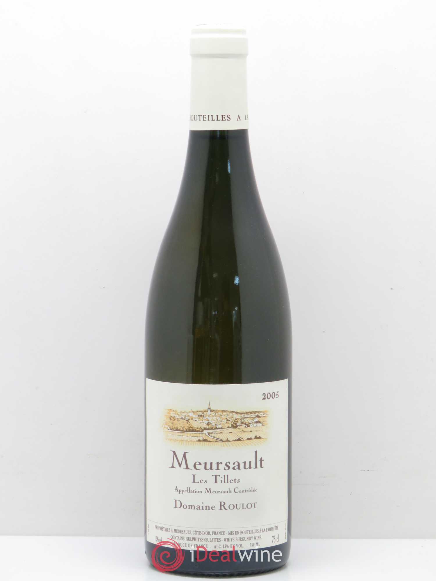 Meursault Les Tillets Roulot (Domaine) 2005 - Lot de 1 bouteille - 0