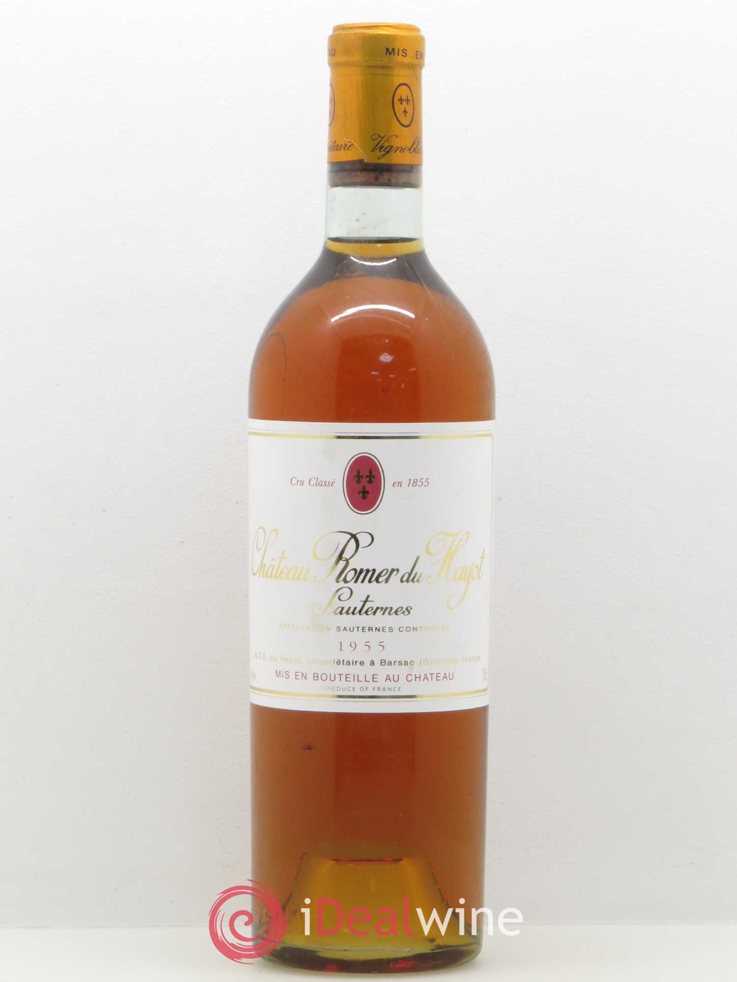 Château Romer du Hayot 2ème Grand Cru Classé 1955 - Lotto di 1 bottiglia - 0
