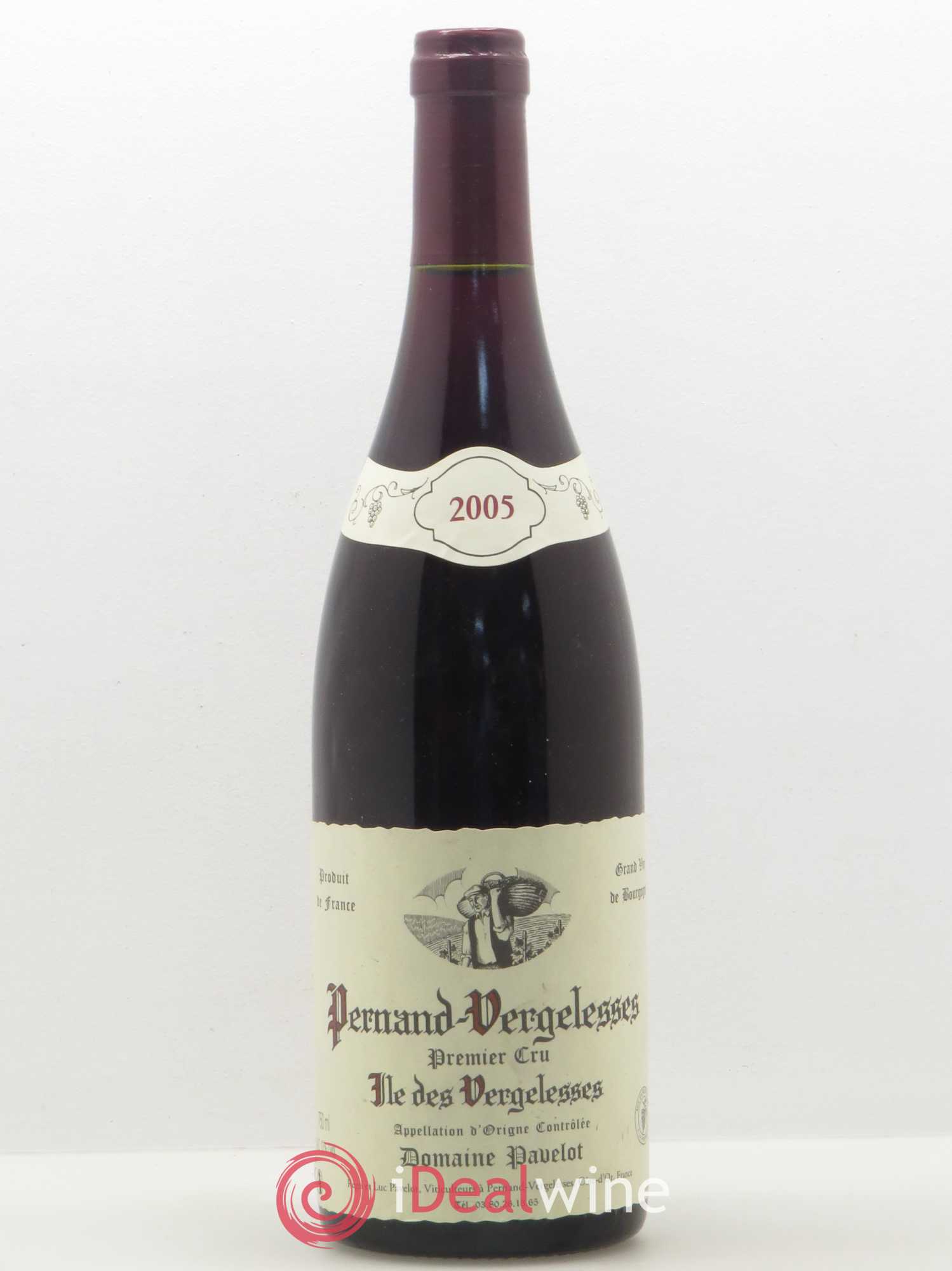 Pernand-Vergelesses 1er Cru Ile des Vergelesses Pavelot (Domaine) 2005 - Lot de 1 bouteille - 0