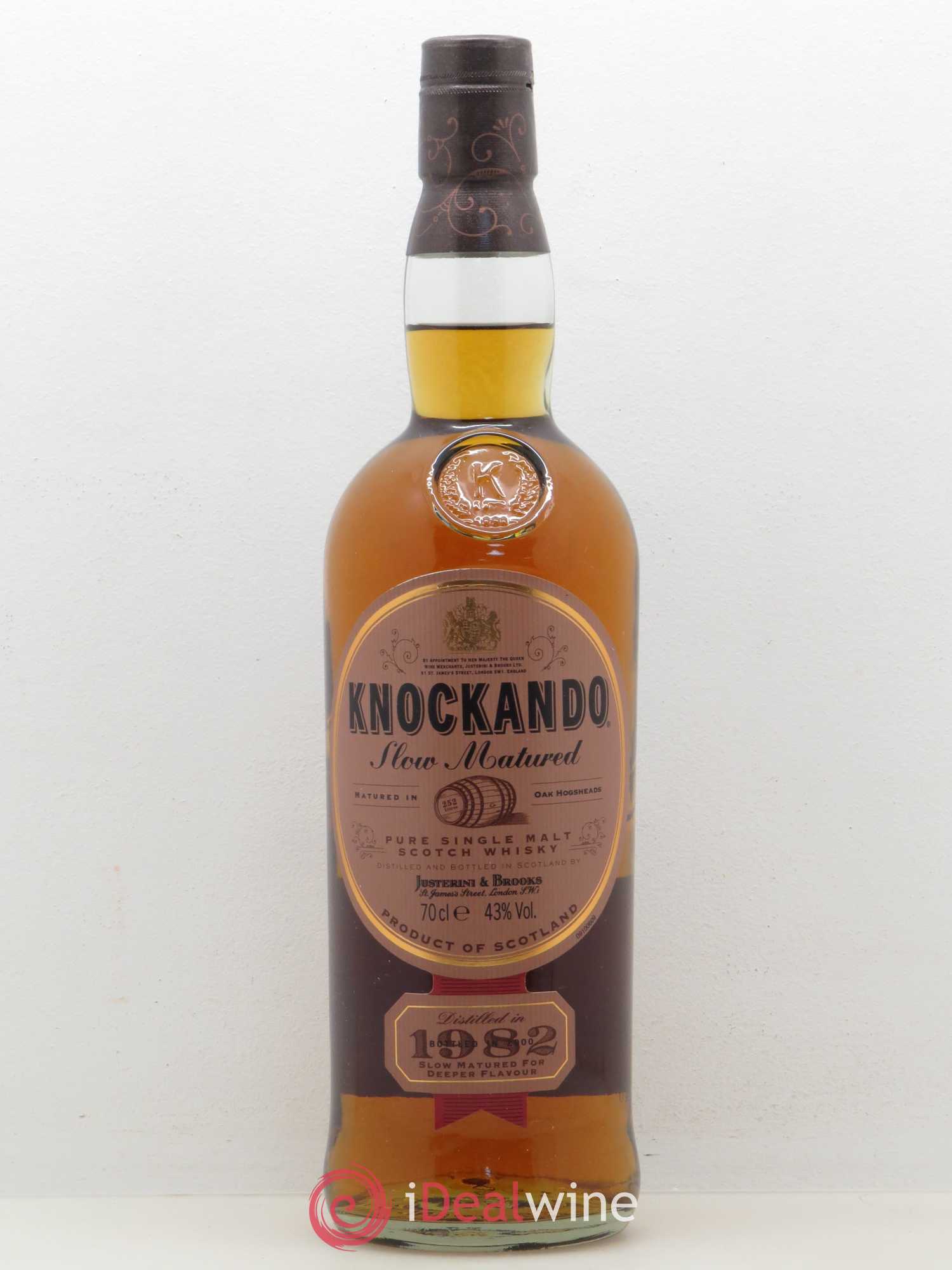 Whisky Knockando - Slow Matured - Single Malt - Scotch Whisky (sans prix de réserve) 1982 - Posten von 1 Flasche - 0