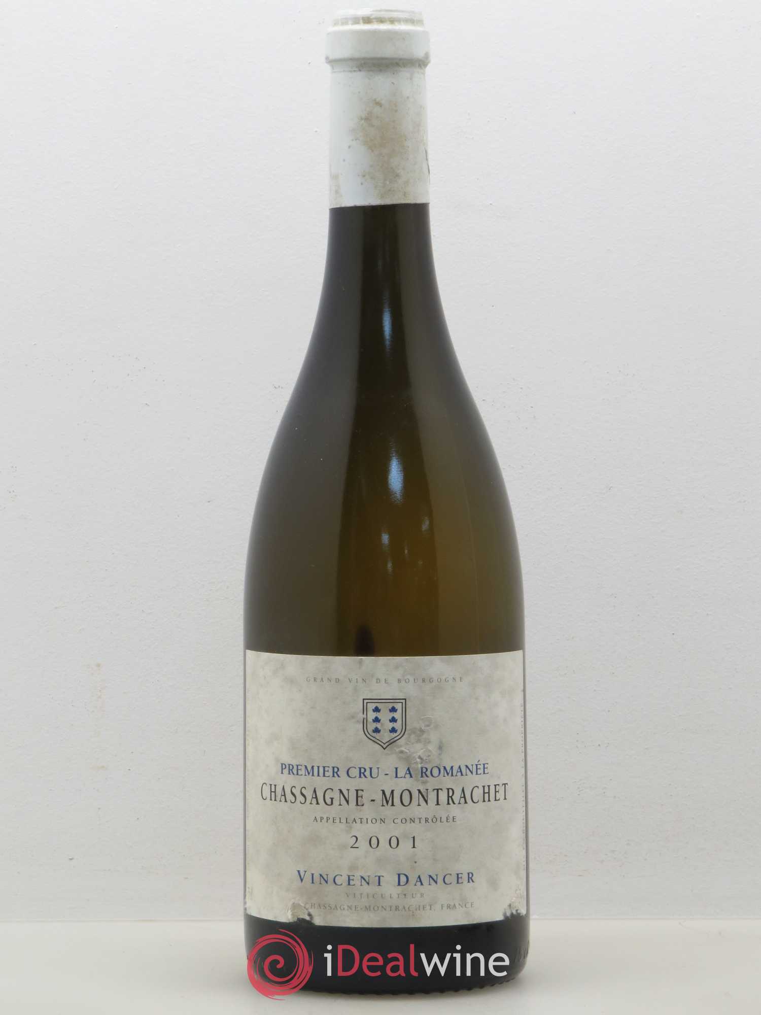 Chassagne-Montrachet 1er Cru La Romanée Vincent Dancer 2001 - Lot de 1 bouteille - 0